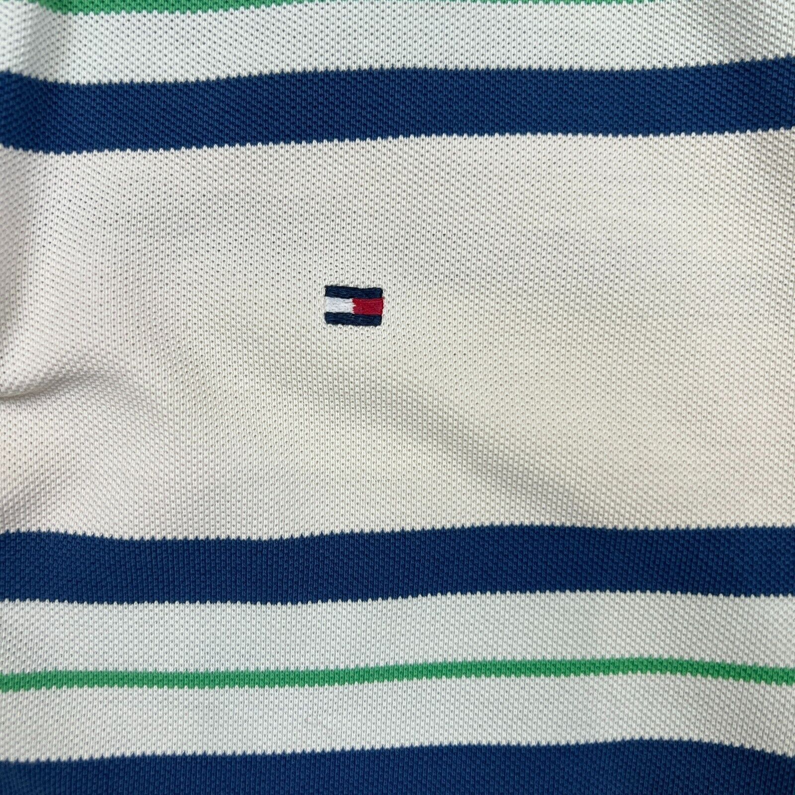Tommy Hilfiger × Vintage Vintage 90s Tommy Hilfiger Shirt Large Striped Preppy Polo Size US L / EU 52-54 / 3 - 2 Thumbnail