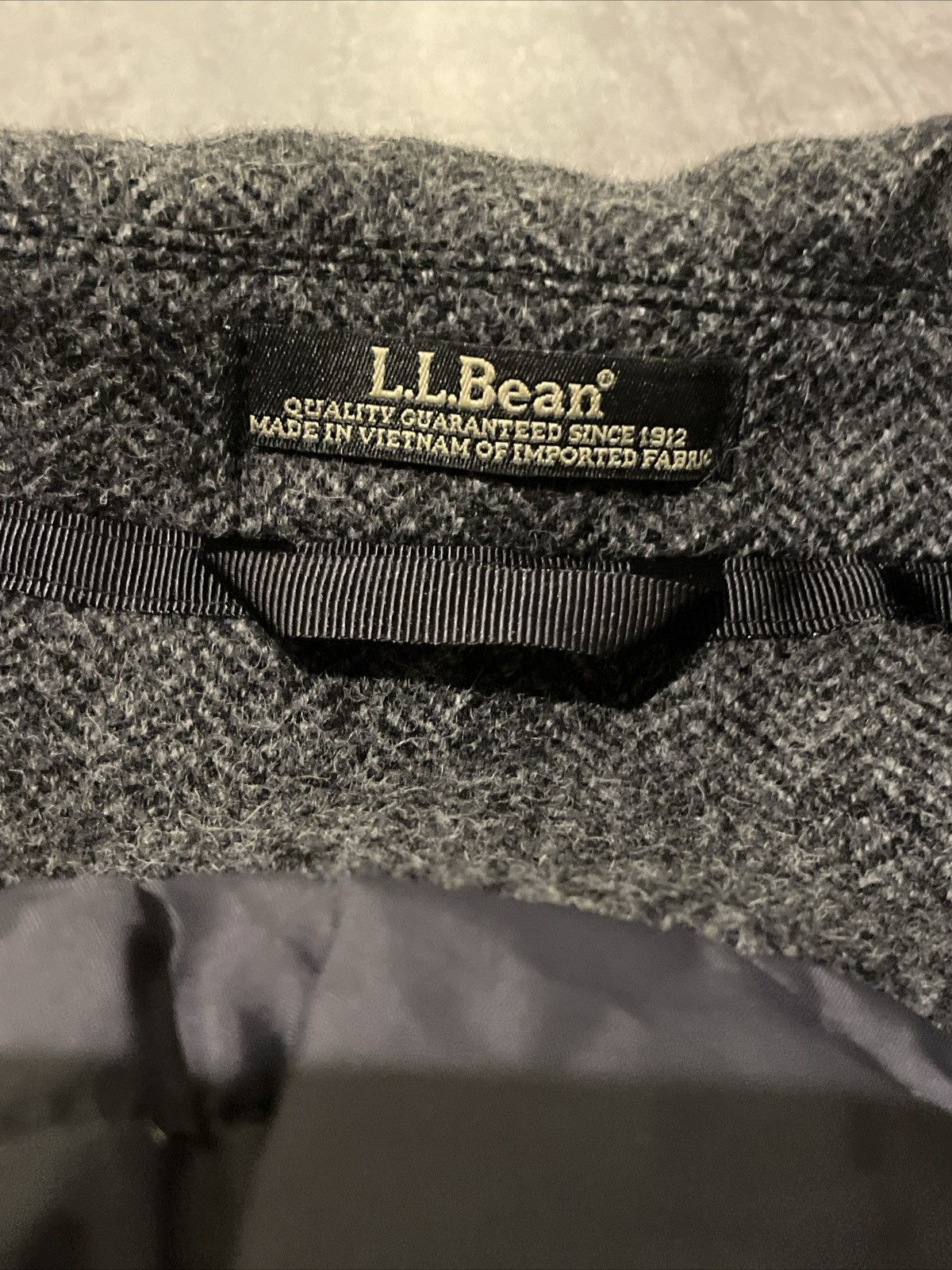 L.L. Bean LL Bean Herringbone Primaloft Insulated Blazer Jacket Size 48R - 3 Thumbnail