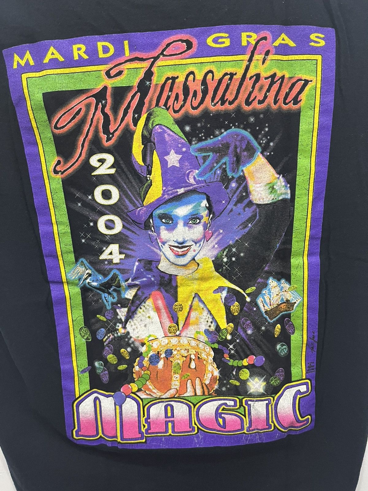 Fruit Of The Loom VTG Krewe of Massalina Magic by FOTL Short Sleeve Tees Size US S / EU 44-46 / 1 - 5 Thumbnail