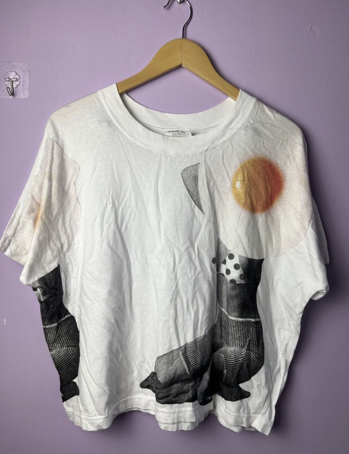 CABANE de ZUCCa 🔥Zucca Dayz Egg Bikini Cropped Tees Size US XL / EU 56 / 4 - 2 Thumbnail