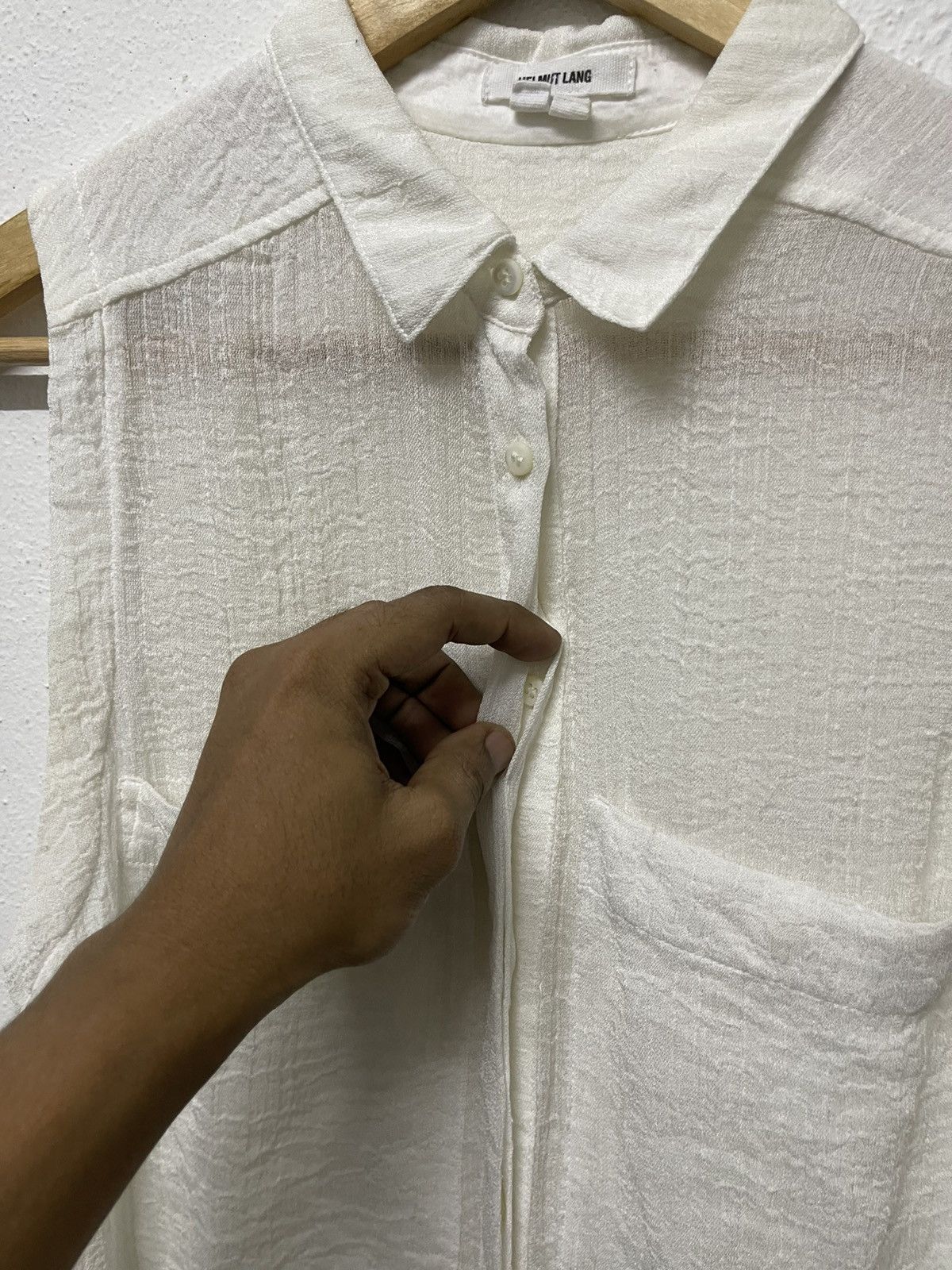 Helmut Lang VINTAGE HELMUT LANG MAXI BUTTON UP DRESS RARE Size M / US 6-8 / IT 42-44 - 6 Thumbnail