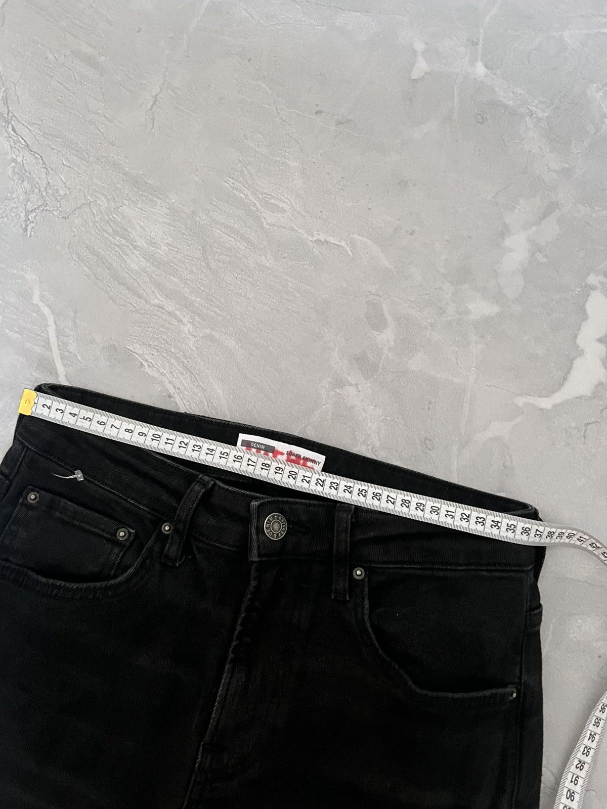 Vintage Vintage Glam Y2K Slim Jeans / Destroyed Wash Archive Dark Size US 30 / EU 46 - 6 Thumbnail