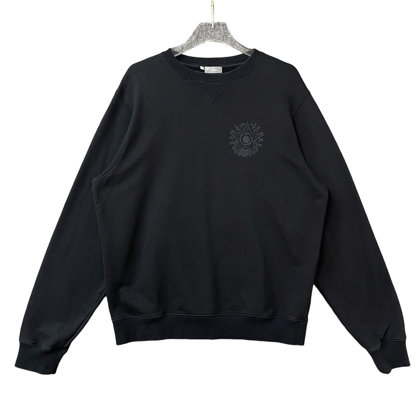 Dior Dior X Raymond Pettibon Black Cotton Embroidered Sweatshirt