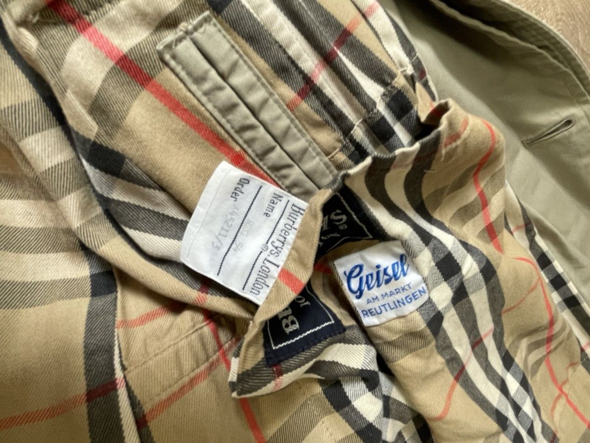 Burberry Burberry Vintage Nova Check Single Breasted Trench Coat Size US L / EU 52-54 / 3 - 10 Thumbnail