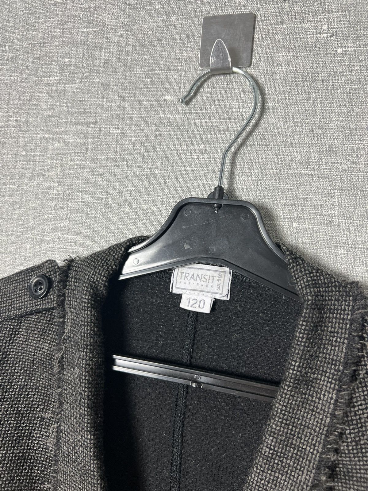 Transit Uomo Transit Par Such Long Button Cardigan Viscose & Wool Coat Size S / US 4 / IT 40 - 6 Thumbnail