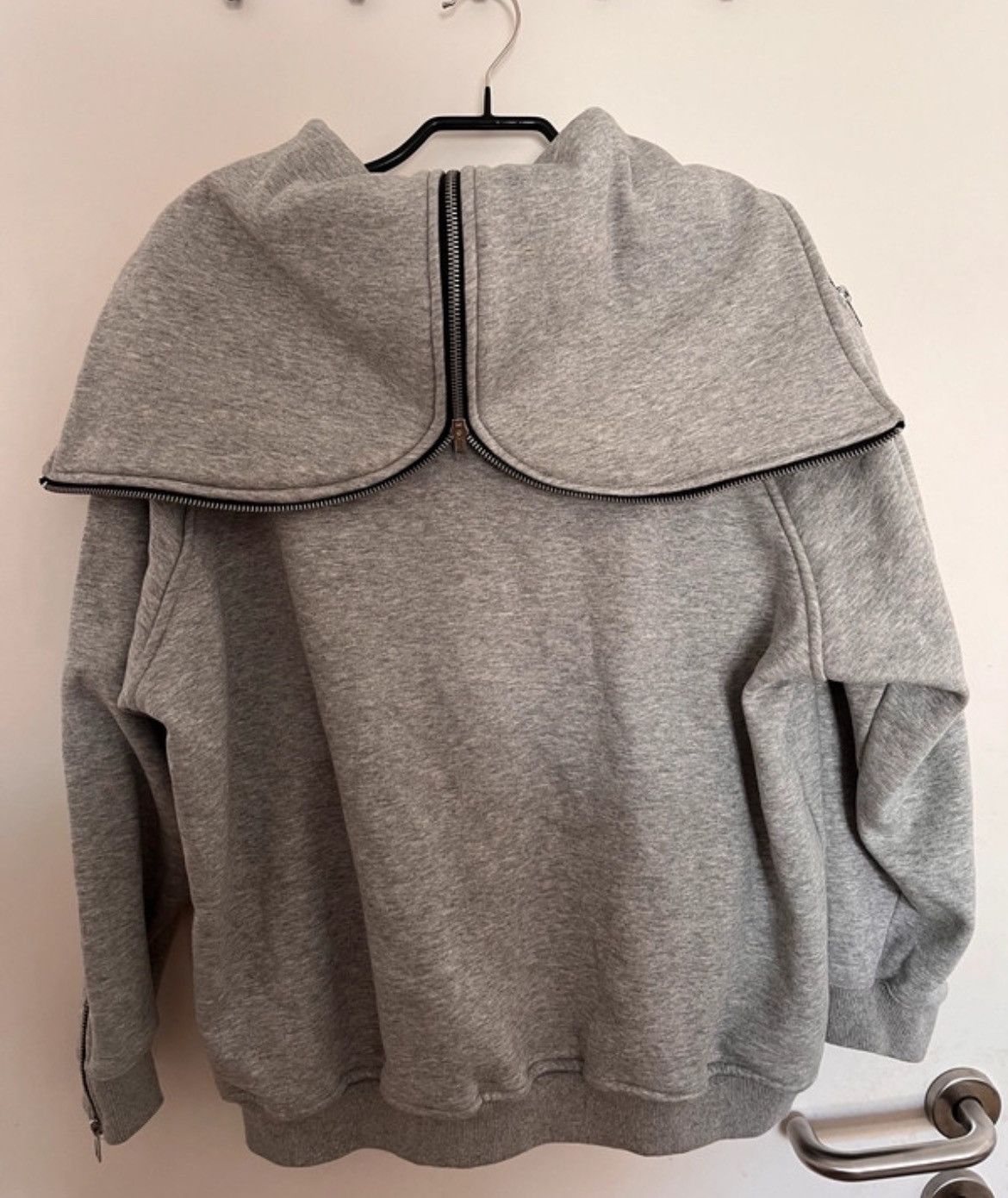 Designer × Japanese Brand × Vintage Srrysora Ziperior Zip-Hoodie Grey Size US L / EU 52-54 / 3 - 2 Thumbnail