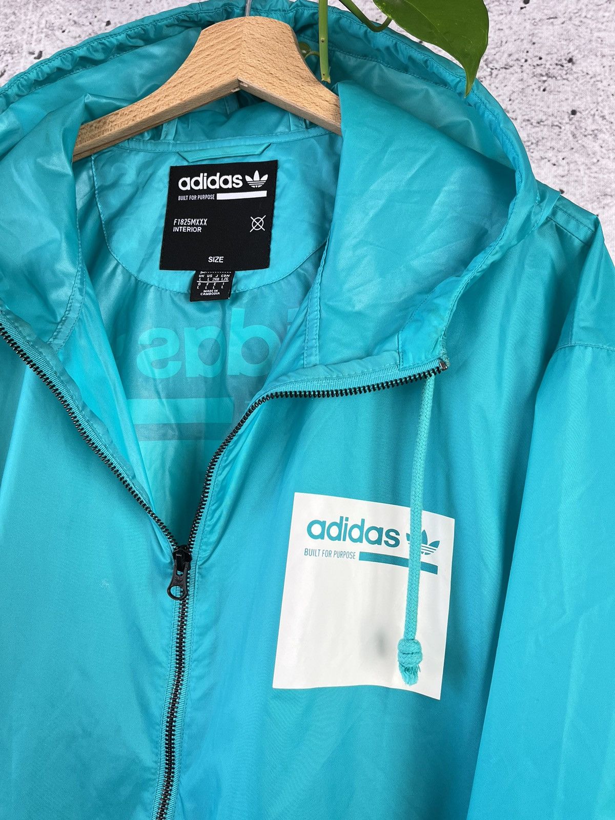 Adidas Adidas - Light rain jacket L Size US L / EU 52-54 / 3 - 3 Thumbnail