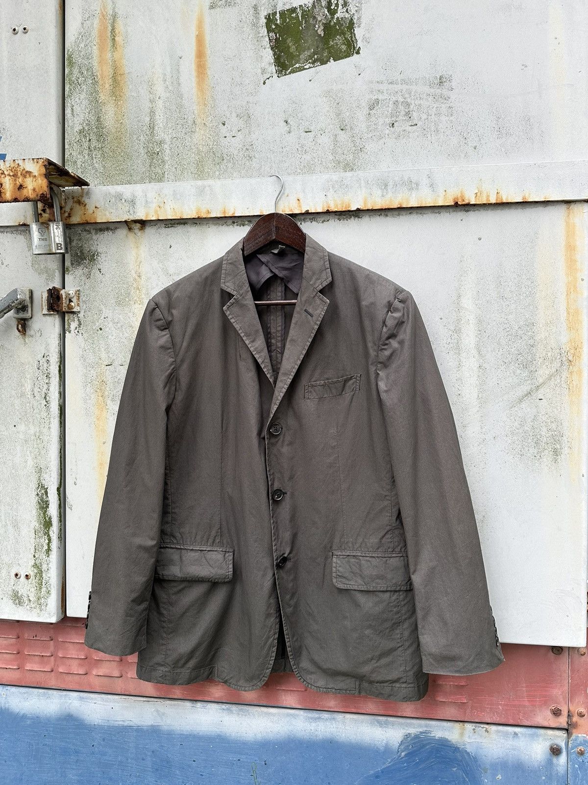 👹Burberry Black Label Faded Blazer Jacket