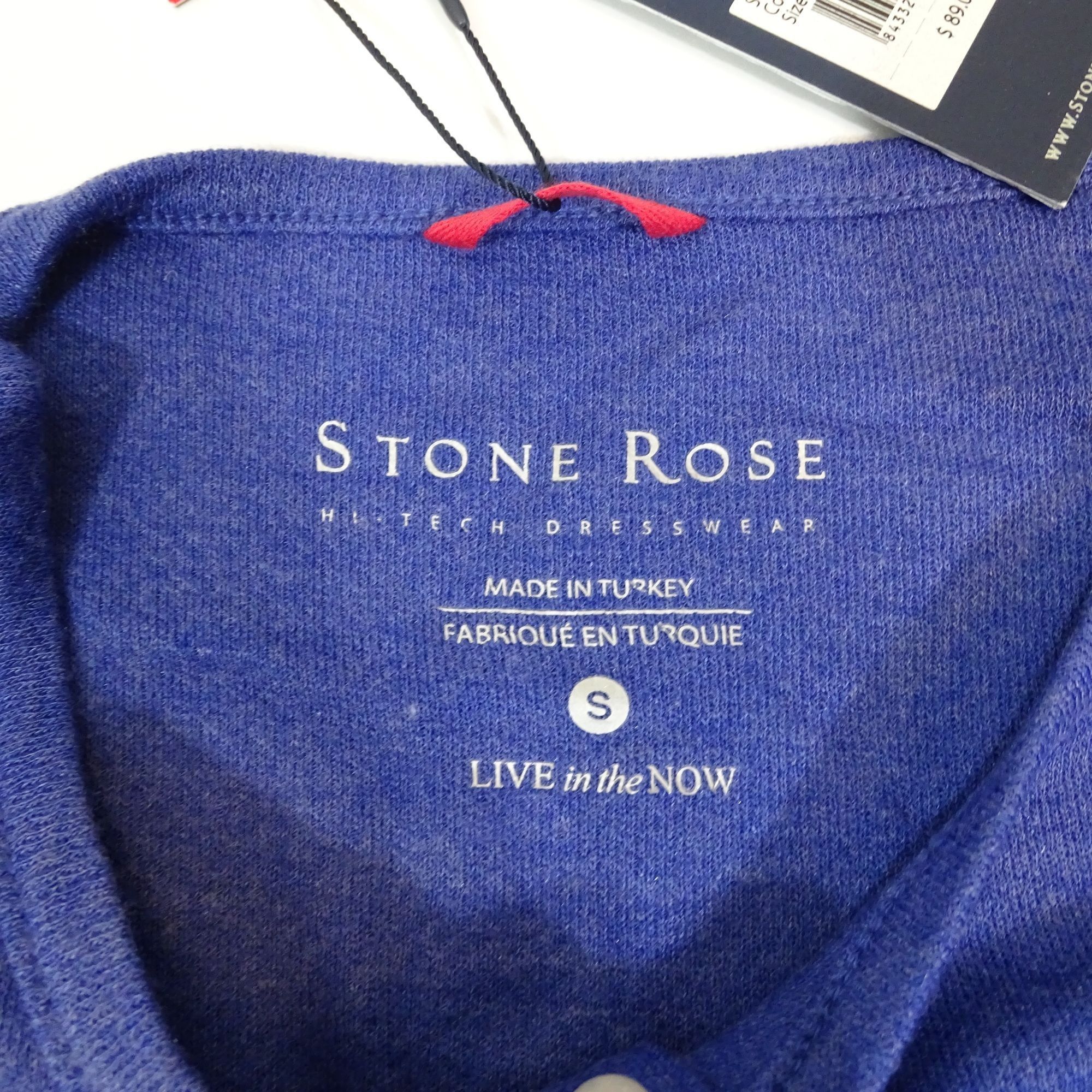 Stone Rose Stone Rose Men Blue Long Sleeve Henley Shirt T-shirt Size S Size US S / EU 44-46 / 1 - 8 Thumbnail
