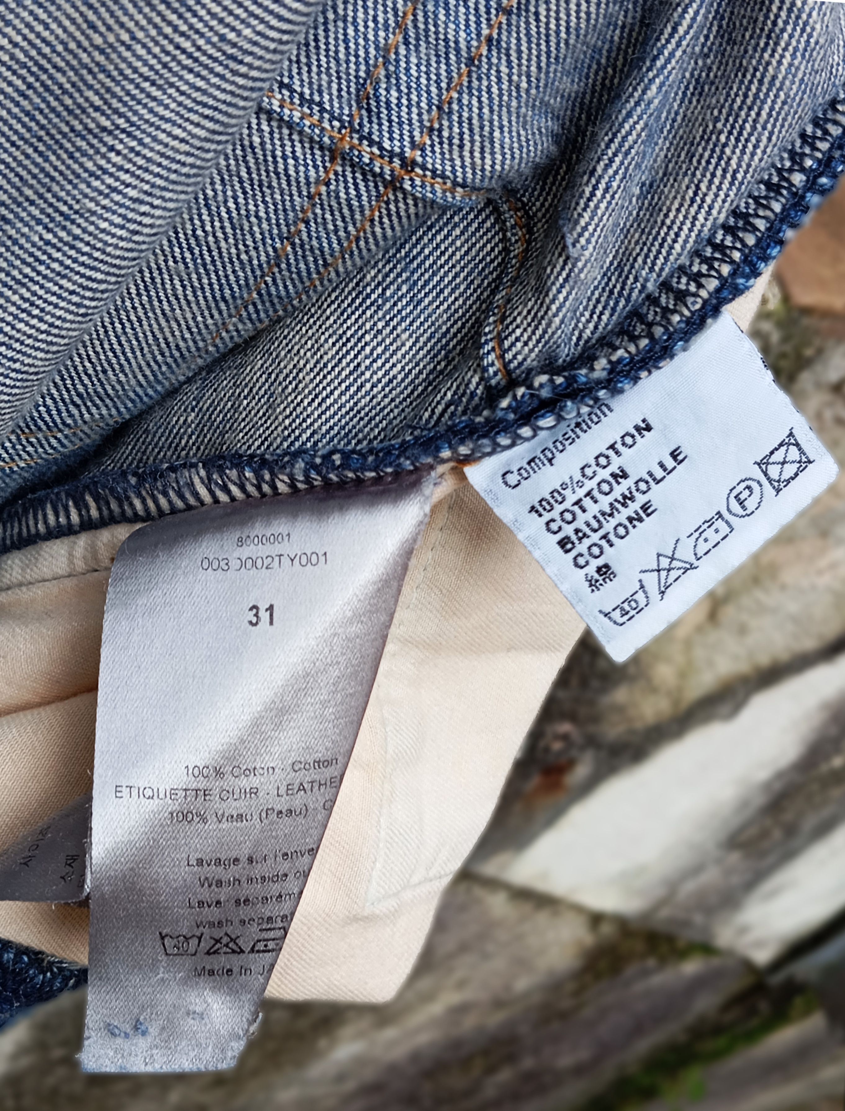 Dior Dior KVA Clawmark indigo jeans Size US 31 - 7 Thumbnail