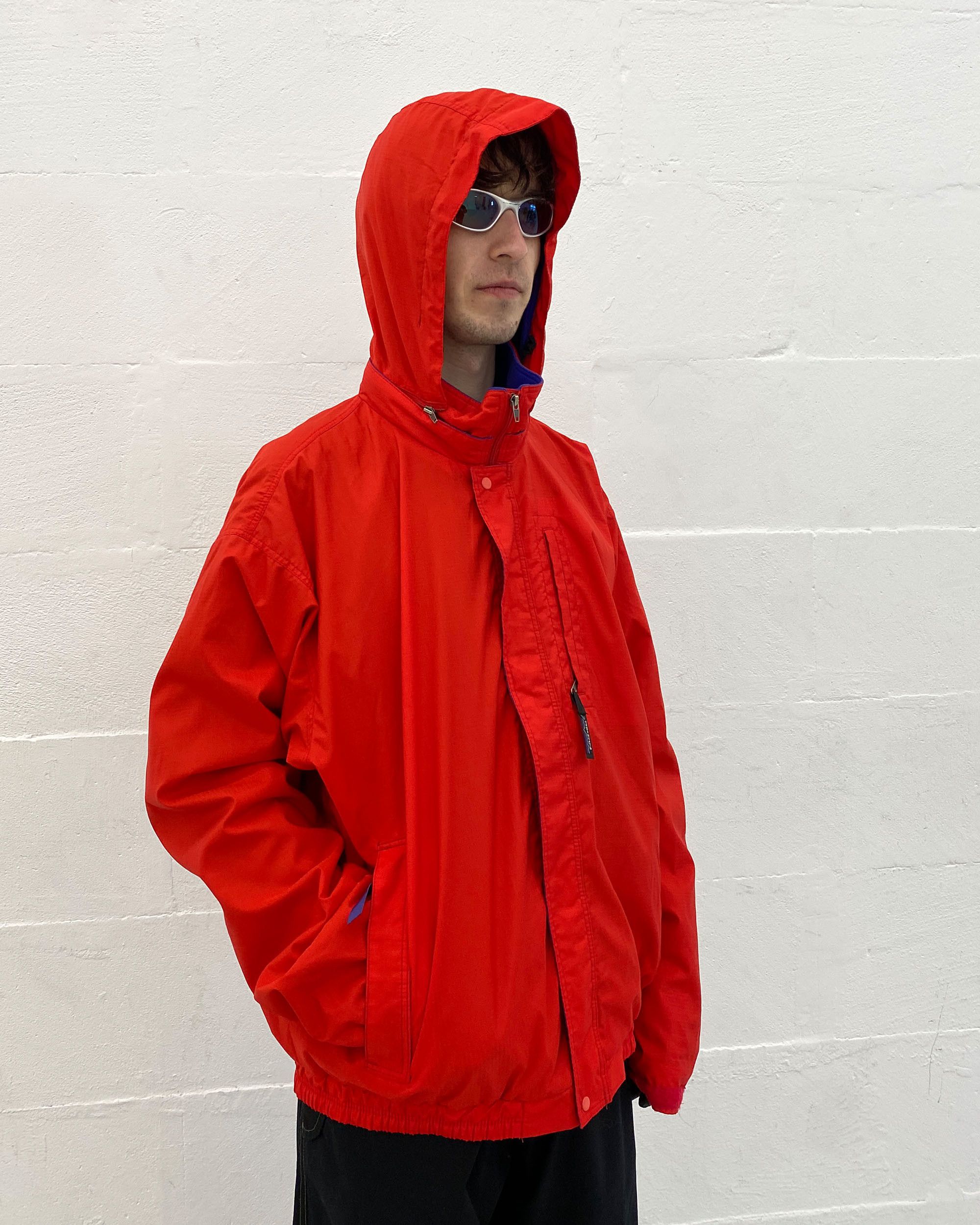 Patagonia SS1993 1990s Made in USA Ripstop Hooded Jacket Size US L / EU 52-54 / 3 - 16 Thumbnail
