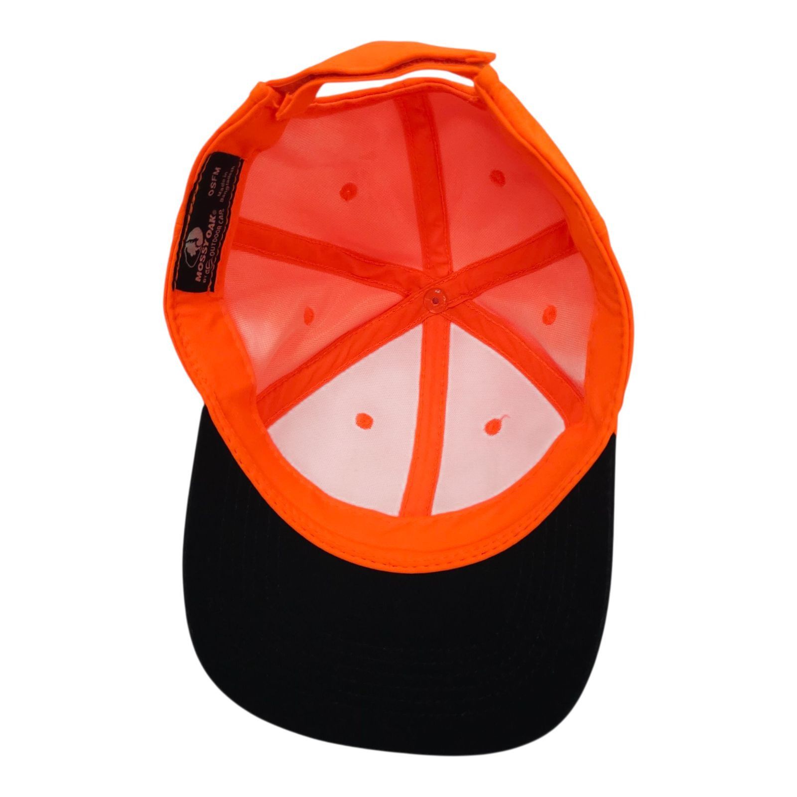 Other Mossy Oak Blaze Orange Strapback Cap Logo Hat Trucker Baseba Size ONE SIZE - 5 Thumbnail