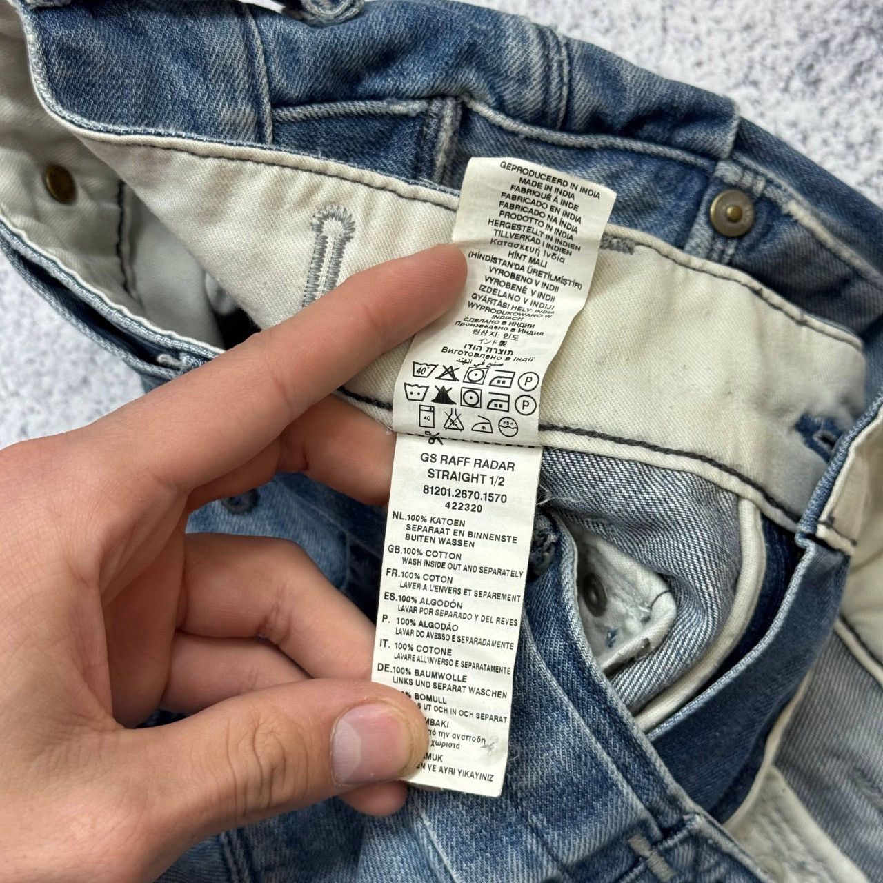 G-Star Vintage G-Star RW Denim Baggy Jeans Shorts Mens Size 33 Size US 33 - 5 Thumbnail