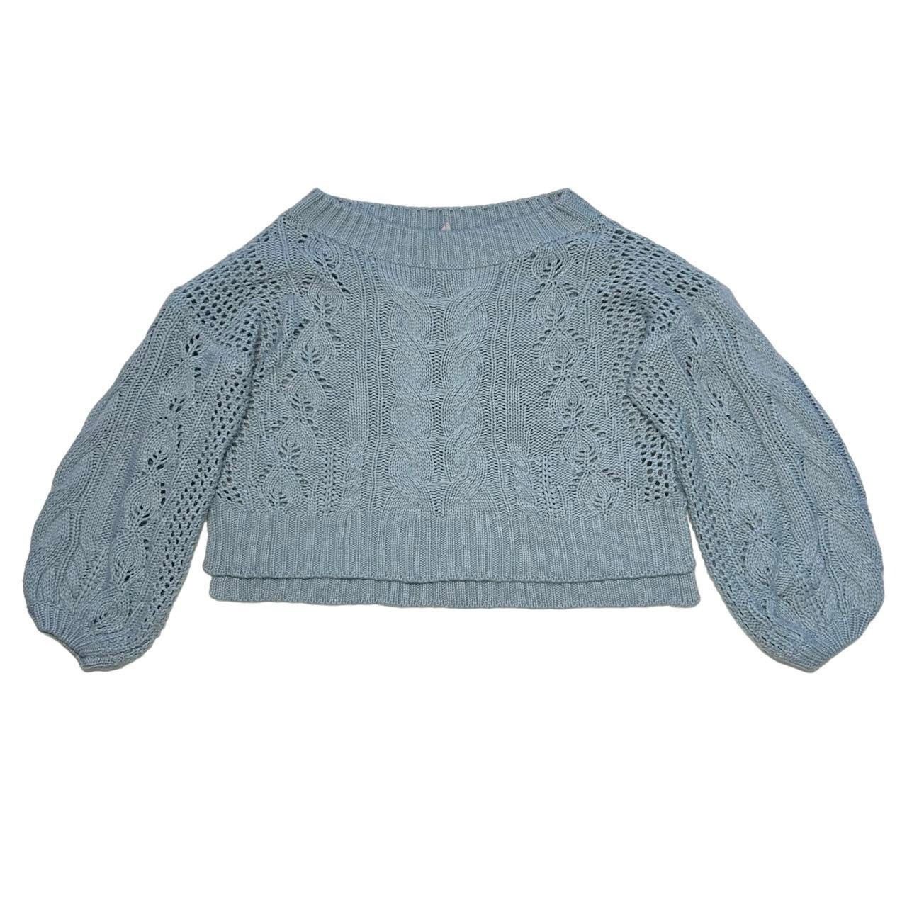 Urban Outfitters Powder Blue Knit Sweater Size Large Size L / US 10 / IT 46 - 5 Thumbnail