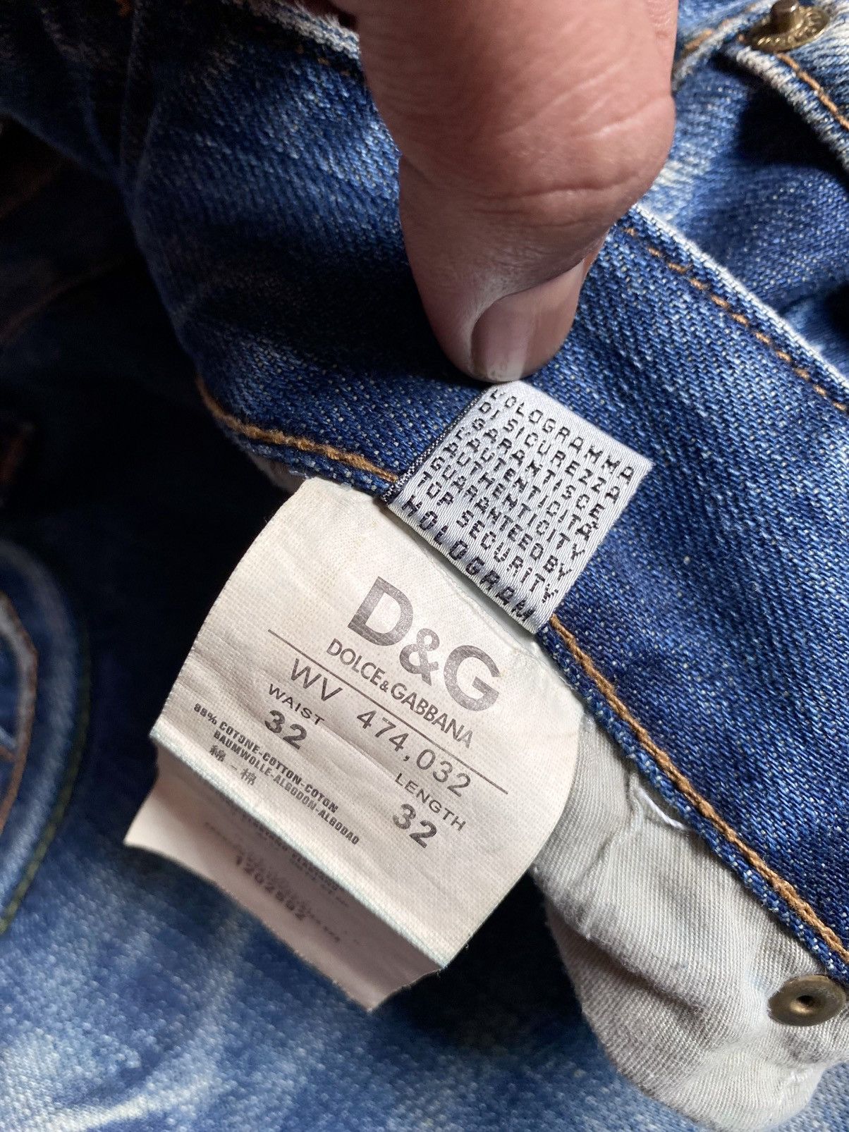 Dolce & Gabbana Vintage Dolce & Gabbana Y2K Jeans Size US 33 - 12 Thumbnail