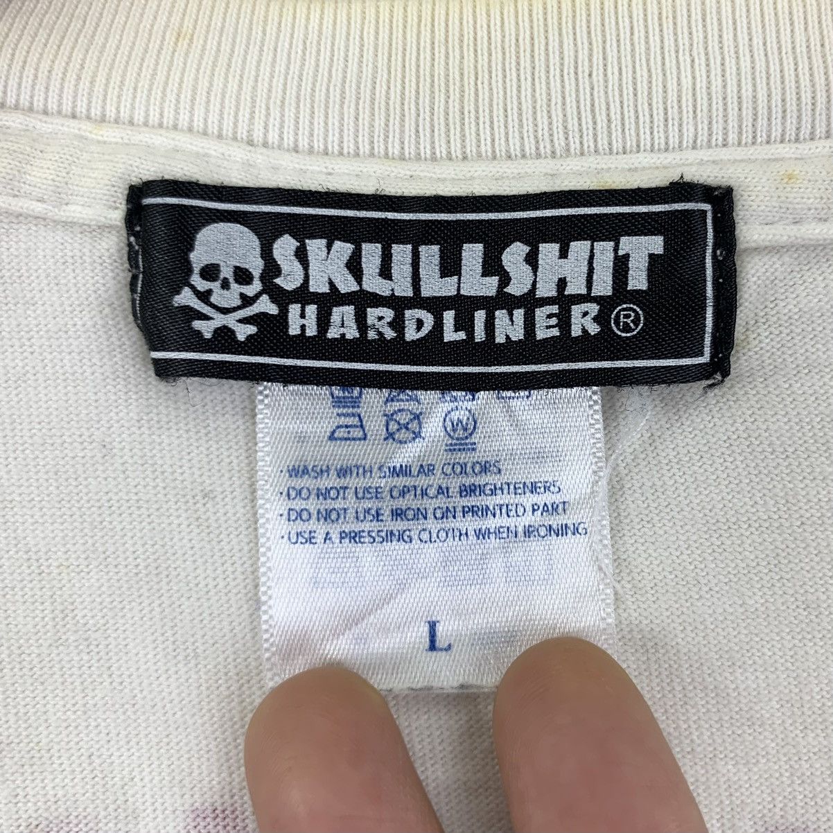 Vintage SKULLSHIT HARDLINER MANIA Graffiti Vol 11 Tee Shirt Size US L / EU 52-54 / 3 - 6 Thumbnail