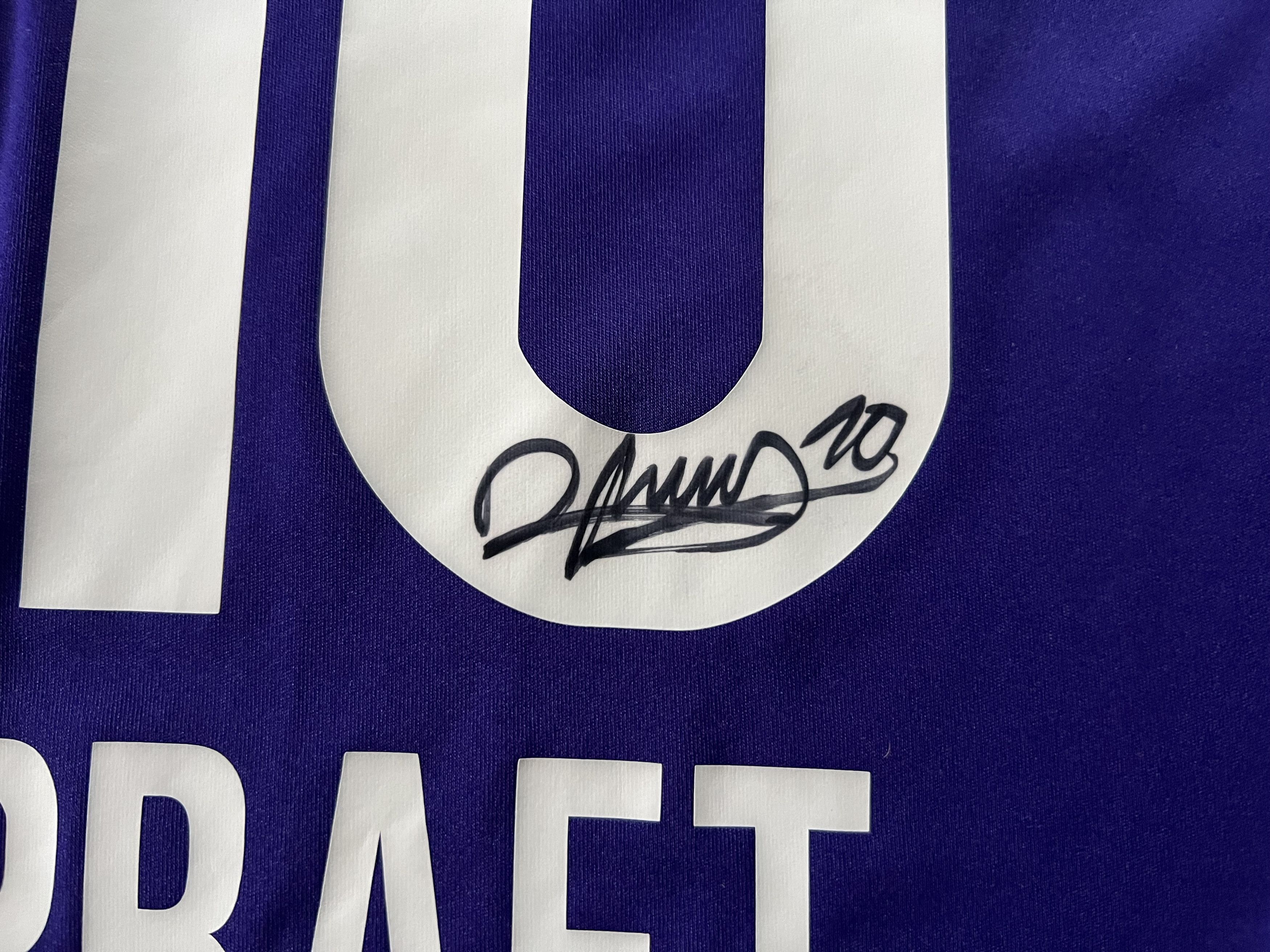 Adidas Adidas Anderlecht Home Shirt #10 Praet 2014-2015 Size US S / EU 44-46 / 1 - 6 Thumbnail