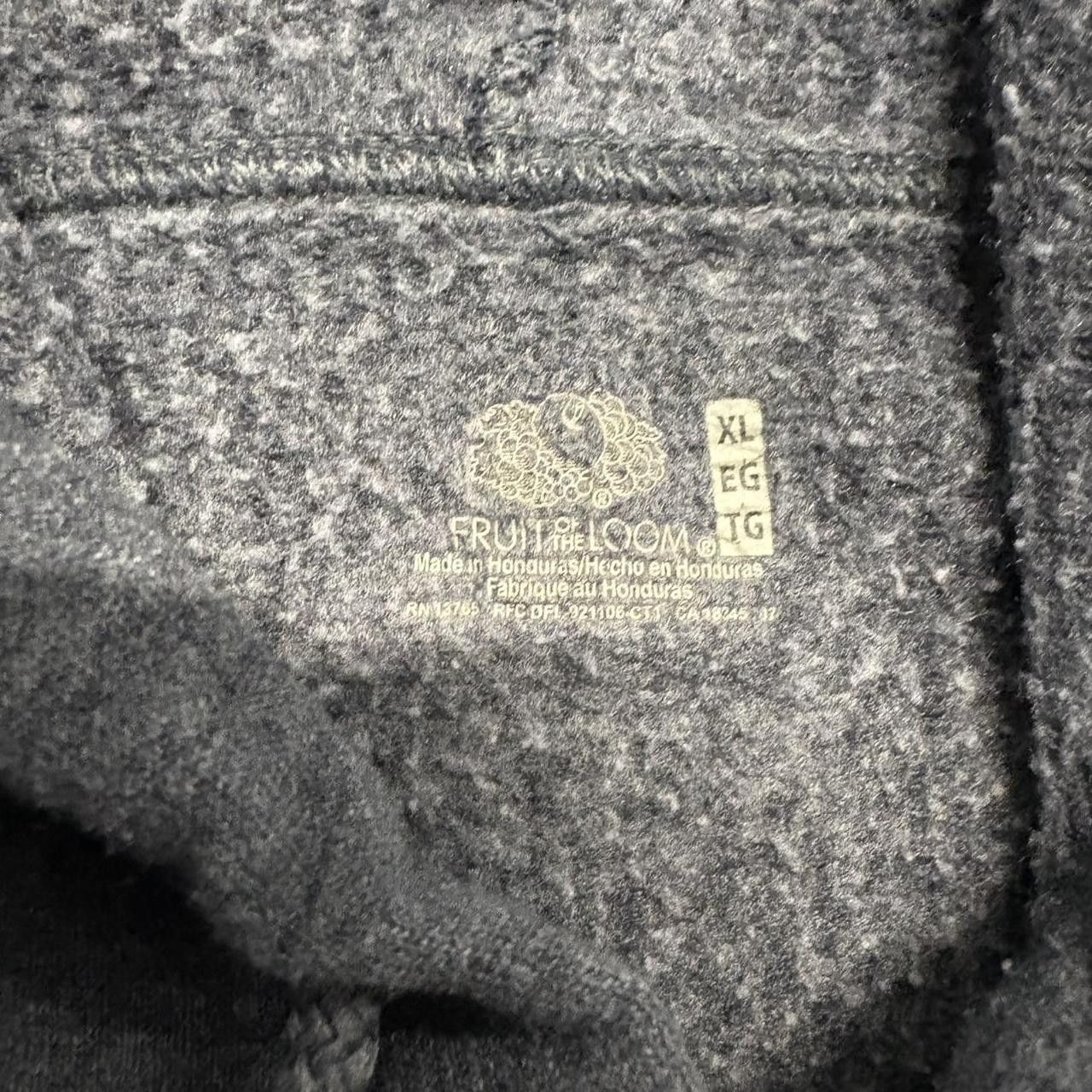 Vintage Crazy Vintage Y2K/2000s Blank Dark Grey Minimalistic Essential Hoodie! Size US XL / EU 56 / 4 - 3 Thumbnail