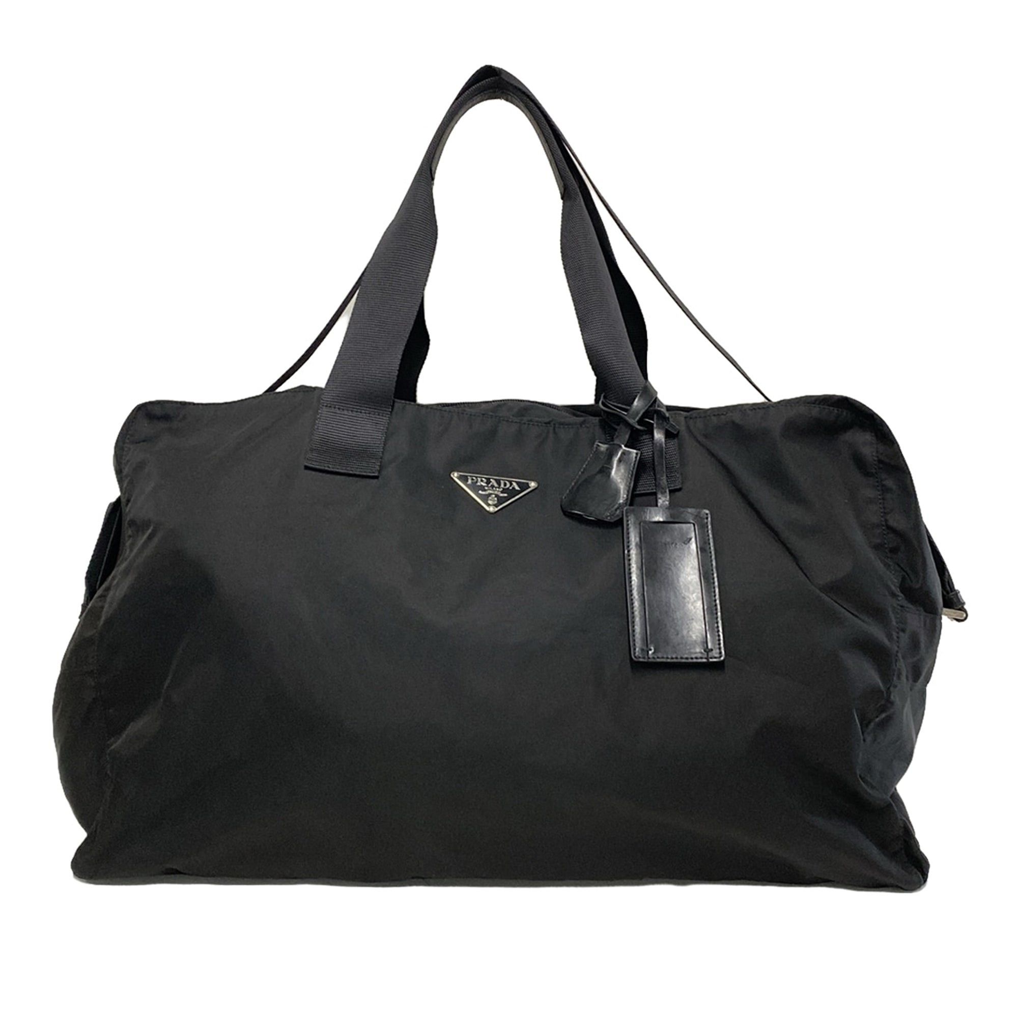 Prada Prada Tessuto Travel Bag Black Size ONE SIZE - 1 Thumbnail