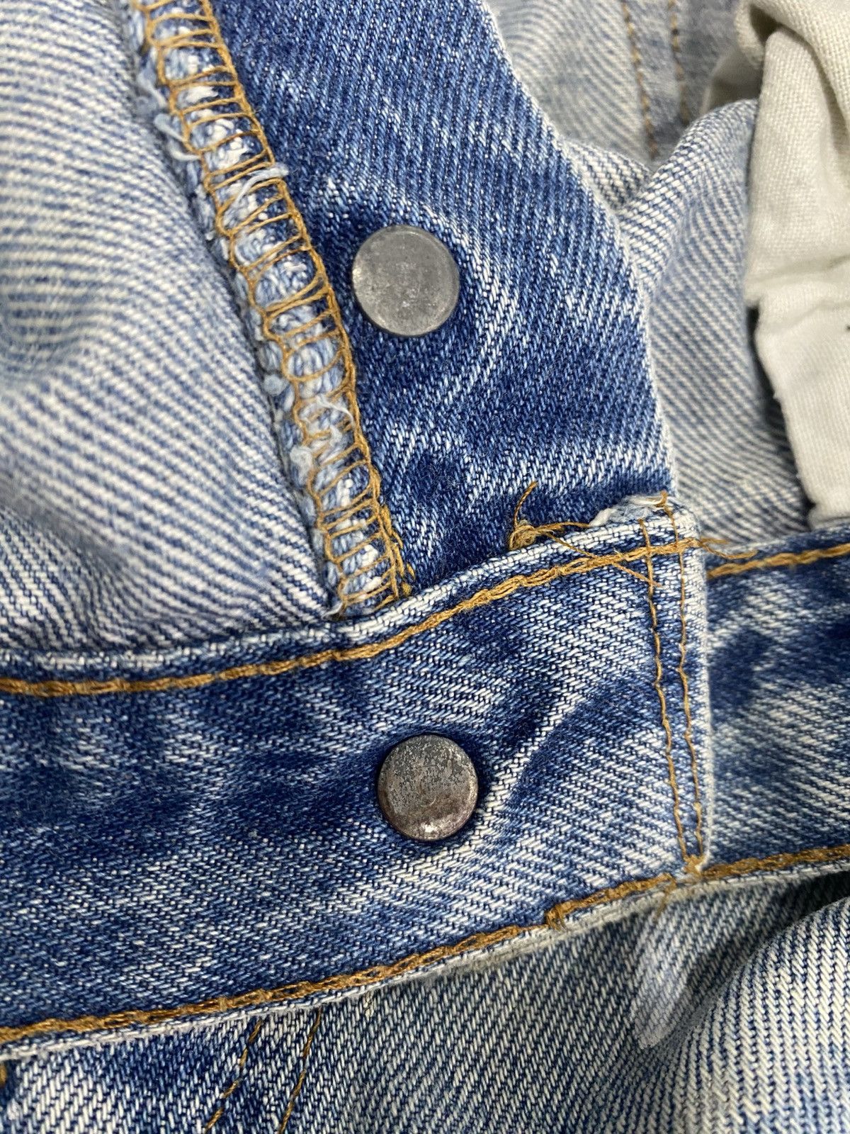 Levi's Vintage Levis small E redline selvadge splash paint Size US 34 / EU 50 - 6 Thumbnail