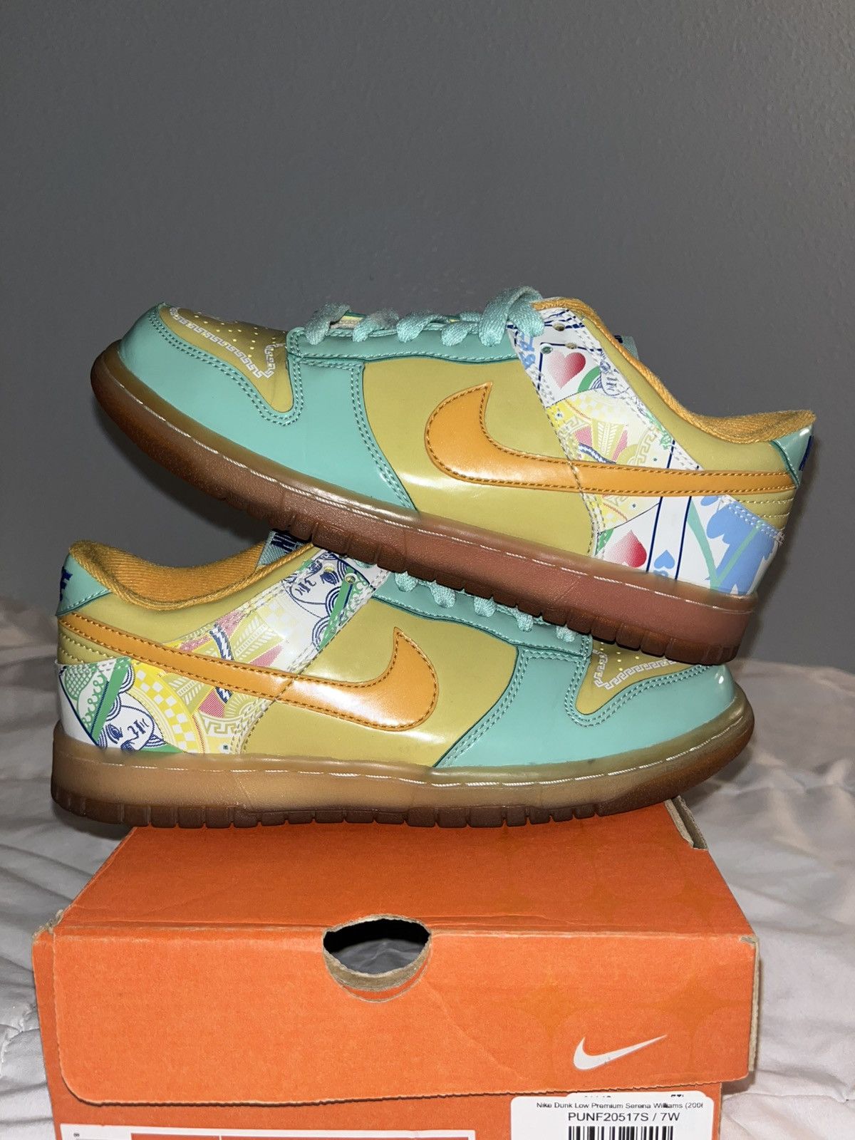 Nike 2006 Dunk Low Premium Collection Serena Williams Size US 5.5 / EU 38 - 2 Thumbnail