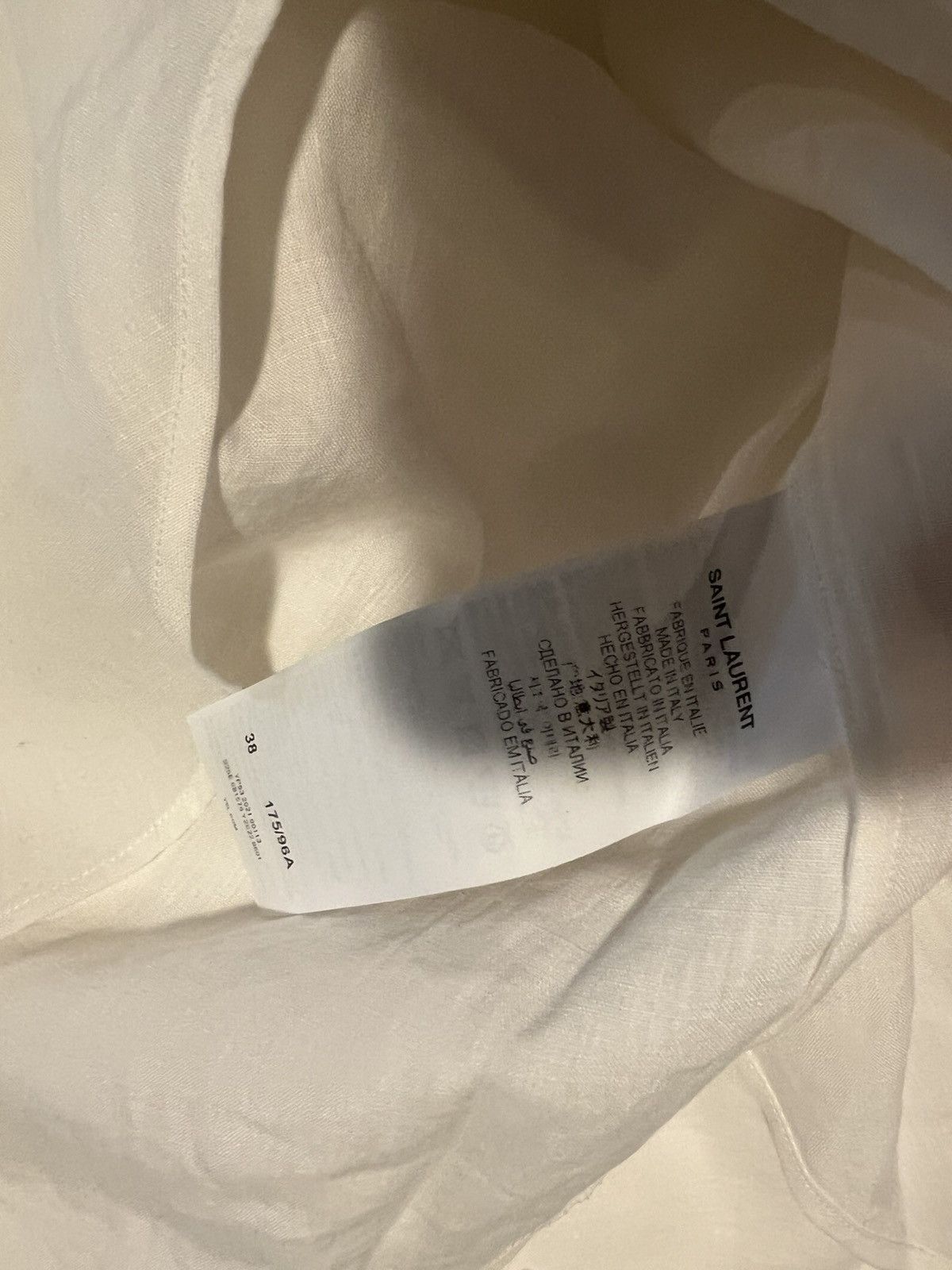 Saint Laurent Paris Saint Laurent linen tunic. 38/M. $1890 Size US S / EU 44-46 / 1 - 4 Thumbnail