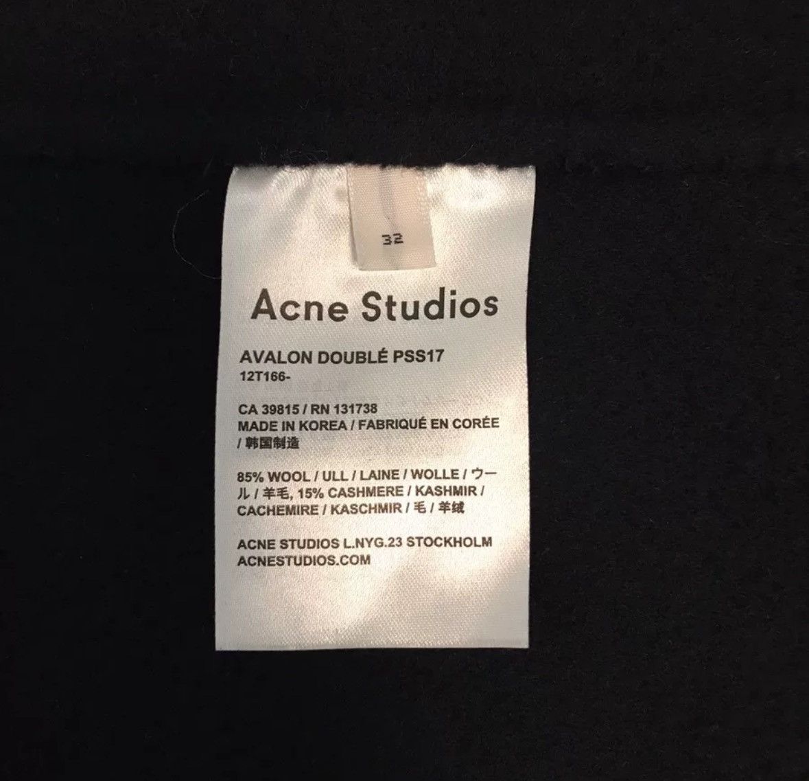Acne Studios Acne studios Cashmere coat 2412-Nextarrow Size US S / EU 44-46 / 1 - 5 Thumbnail