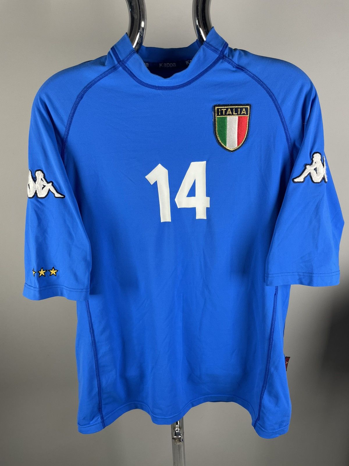 Kappa Vintage Italy Football Shirt 2000-2002 Home Size US XL / EU 56 / 4 - 2 Thumbnail