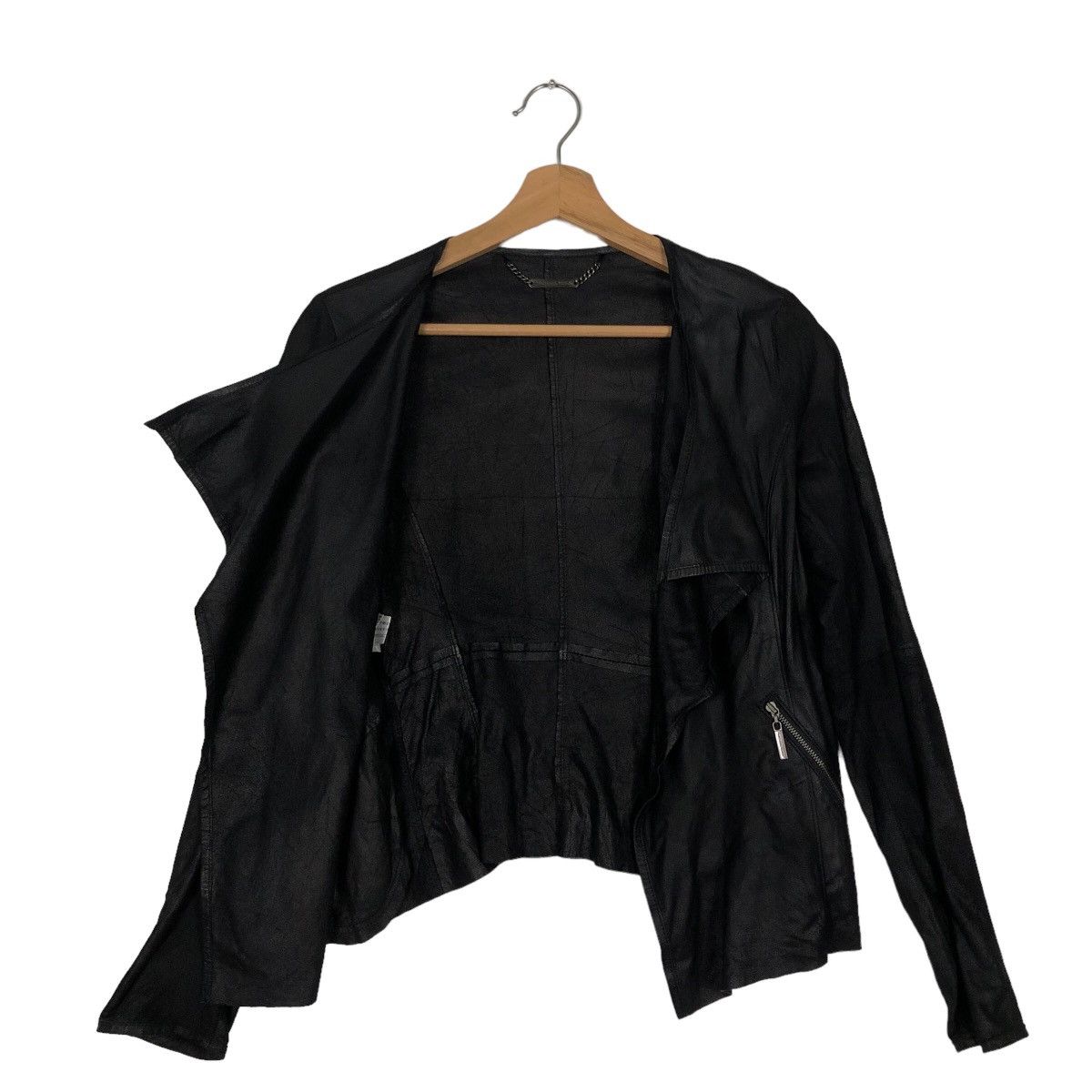 Michael Kors 🔥Cropped Soft Leather Jacket Bondage Design Size US M / EU 48-50 / 2 - 9 Thumbnail