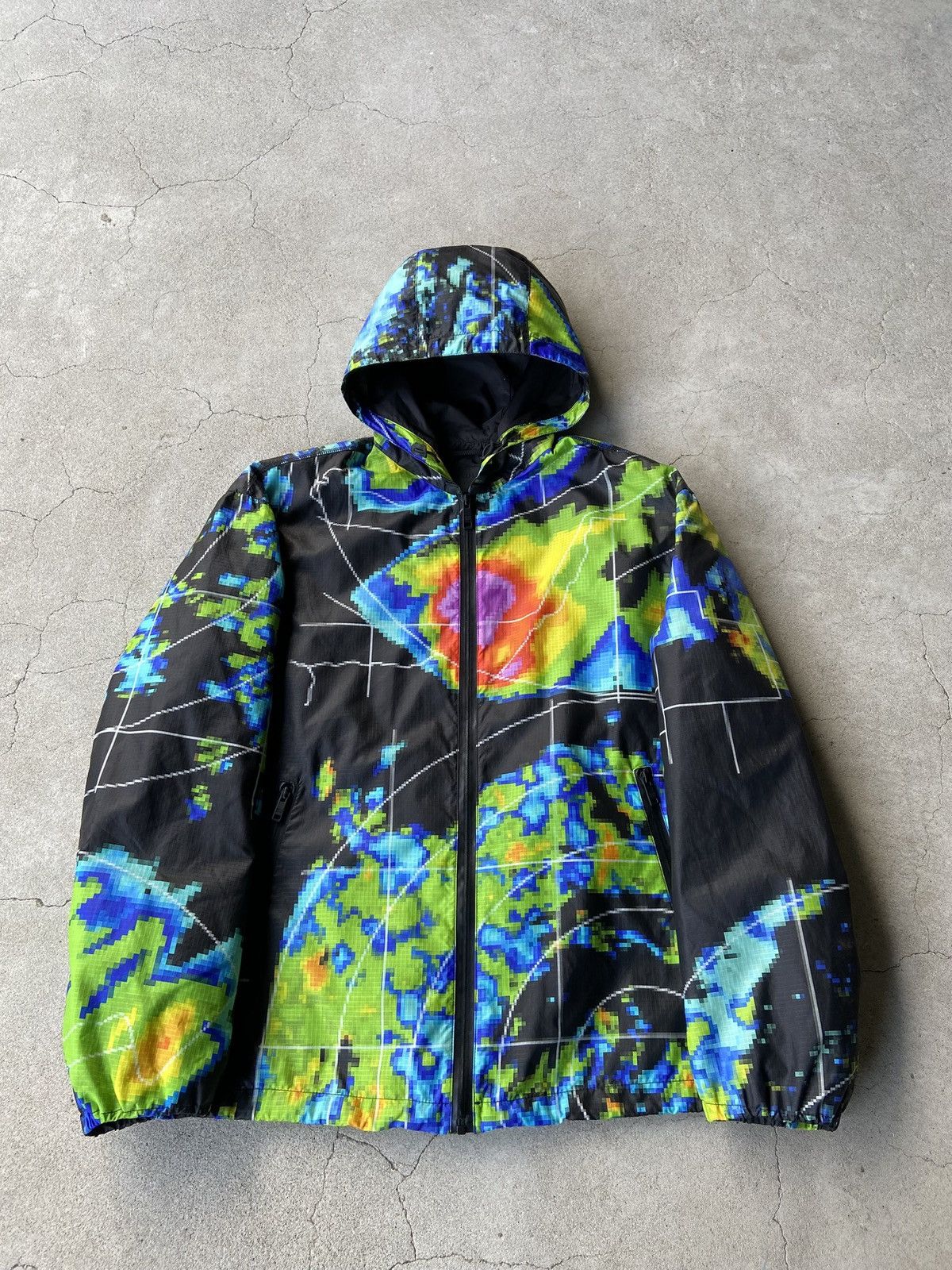 PRADA SS17 Heat Map Ripstop Jacket アーカイブ Prada PRADA SS17 Heat Map Ripstop Jacket | Grailed