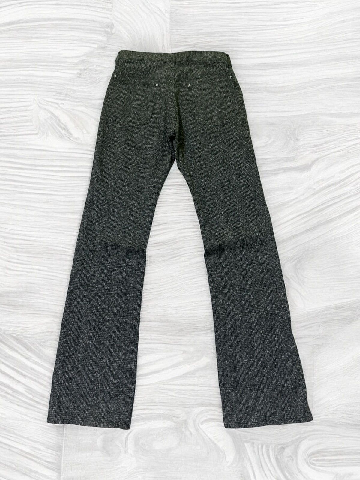 Japanese Brand FLARE WILD KHAKIS WOOL TROUSER PLAID PANT VTG Size US 28 / EU 44 - 2 Thumbnail