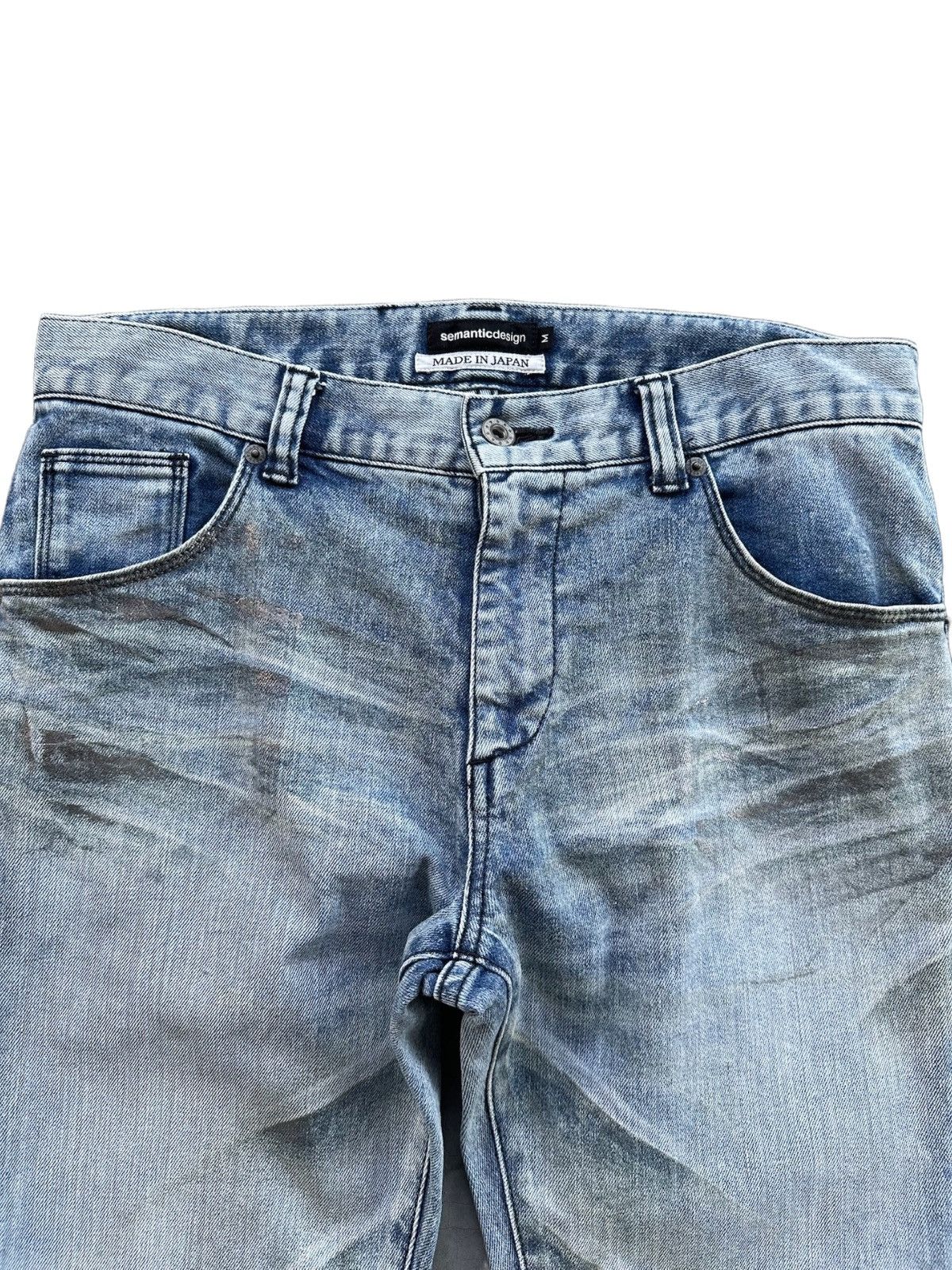 semanticdesign Semantic Design Acid Wash Denim Jeans Size US 32 / EU 48 - 2 Thumbnail