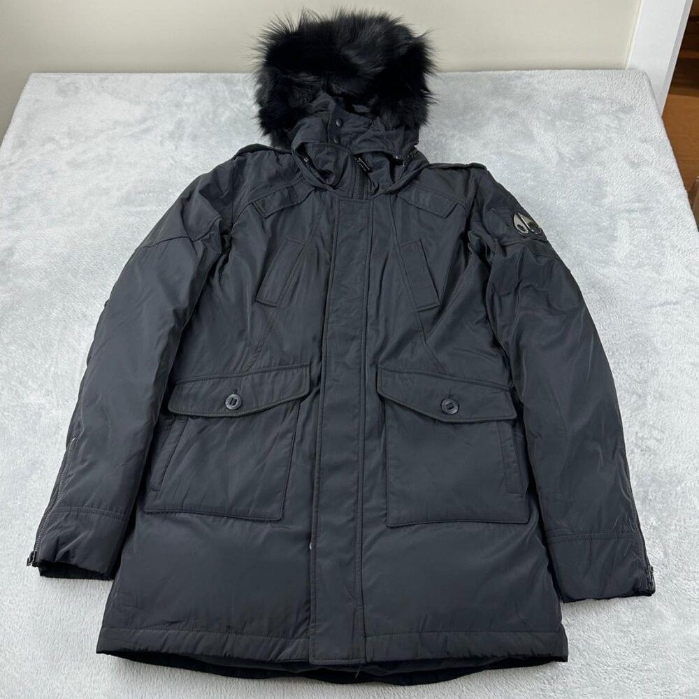 Moose Knuckles Moose Knuckles Black Down Jacket Men's Size M Size US M / EU 48-50 / 2 - 1 Thumbnail