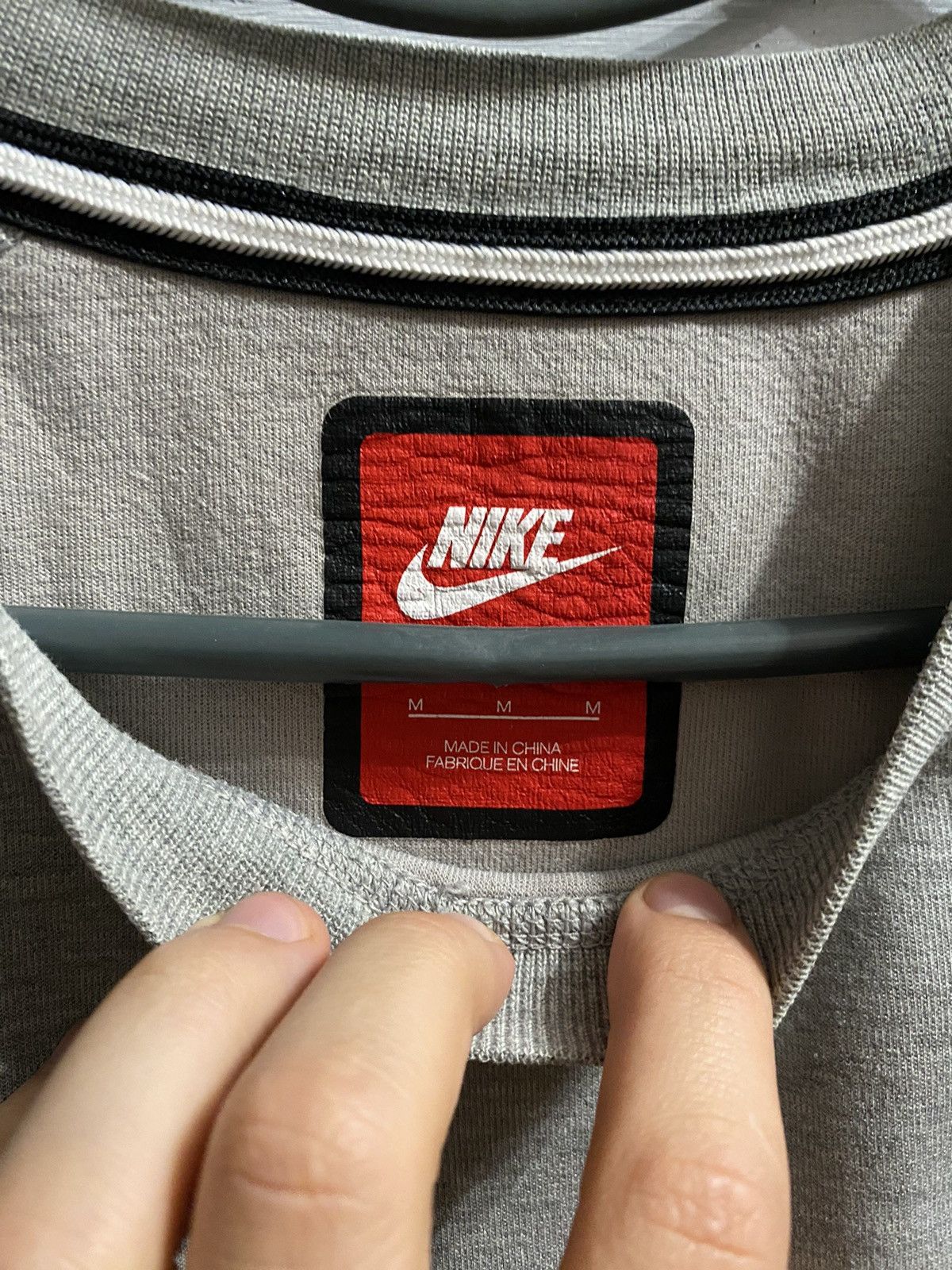 Nike Rare Sweatshirt Nike Tech Fleece. Swoosh Y2K drill style Size US S / EU 44-46 / 1 - 8 Thumbnail