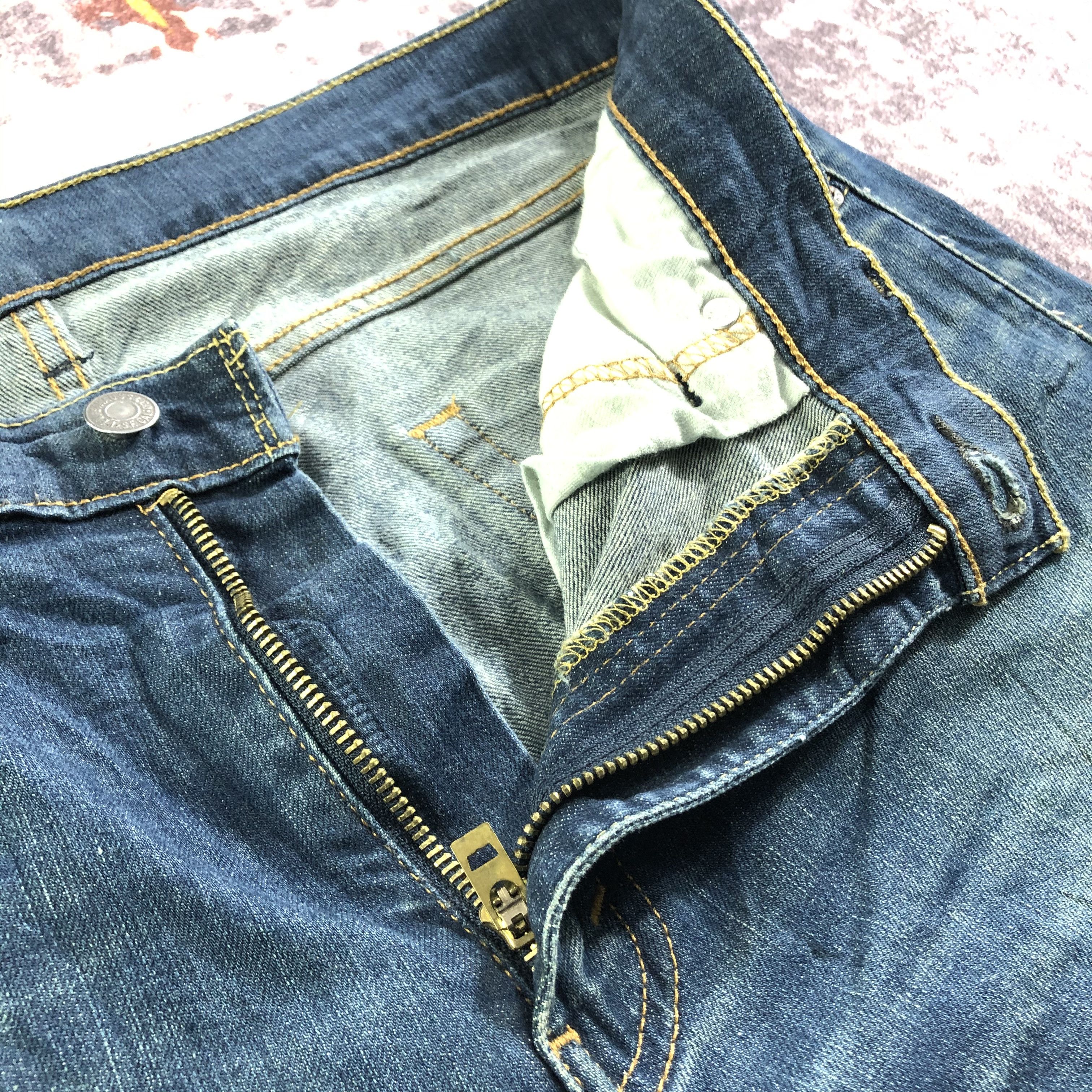 Levi's × Vintage Vintage Blue Wash Levis 502 Jeans-JM3514 Size 37" - 8 Thumbnail