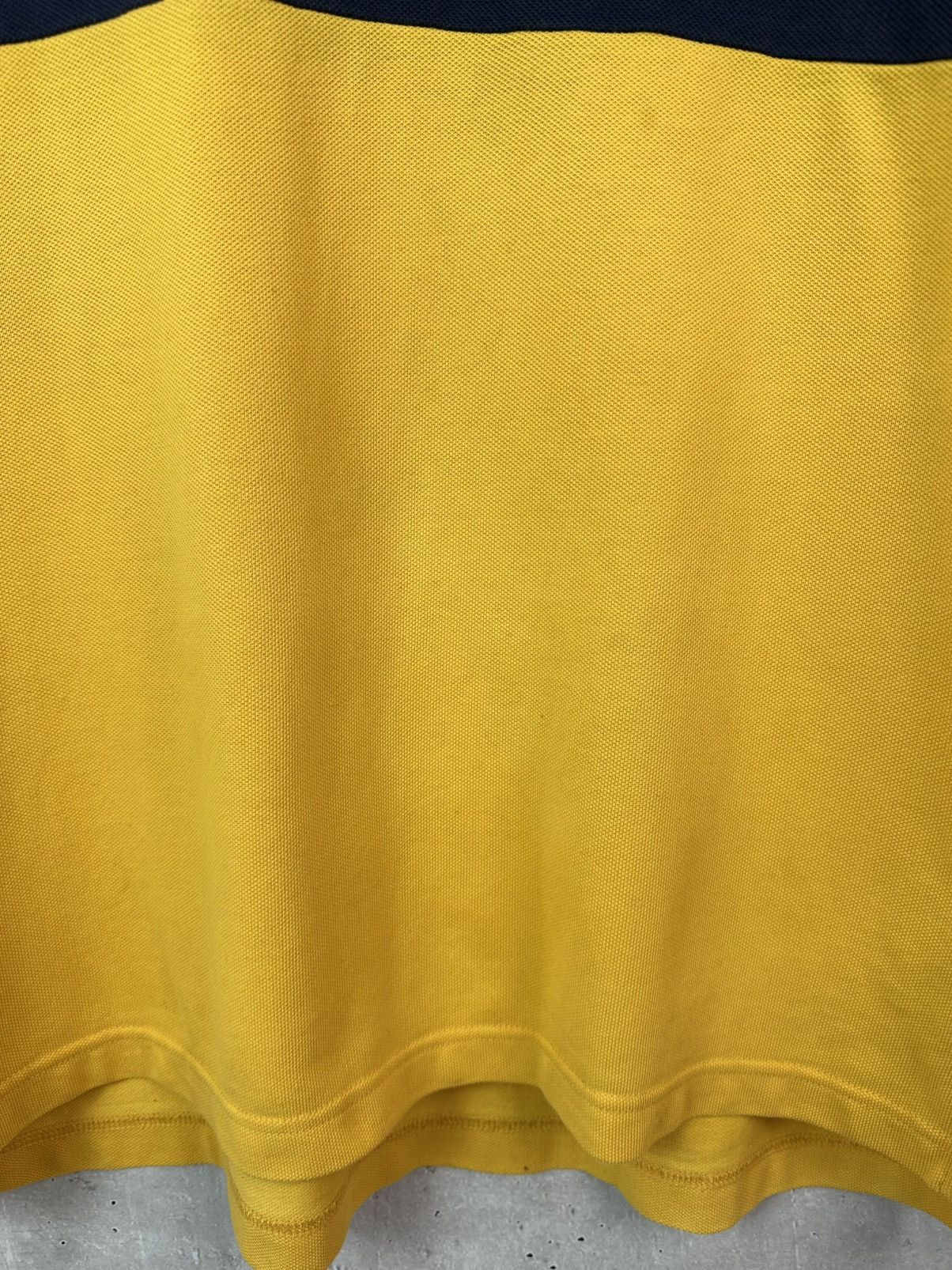 Tommy Hilfiger Vintage Tommy Hilfiger Yellow Cotton Rugby Long Sleeve Polo Size US L / EU 52-54 / 3 - 9 Thumbnail