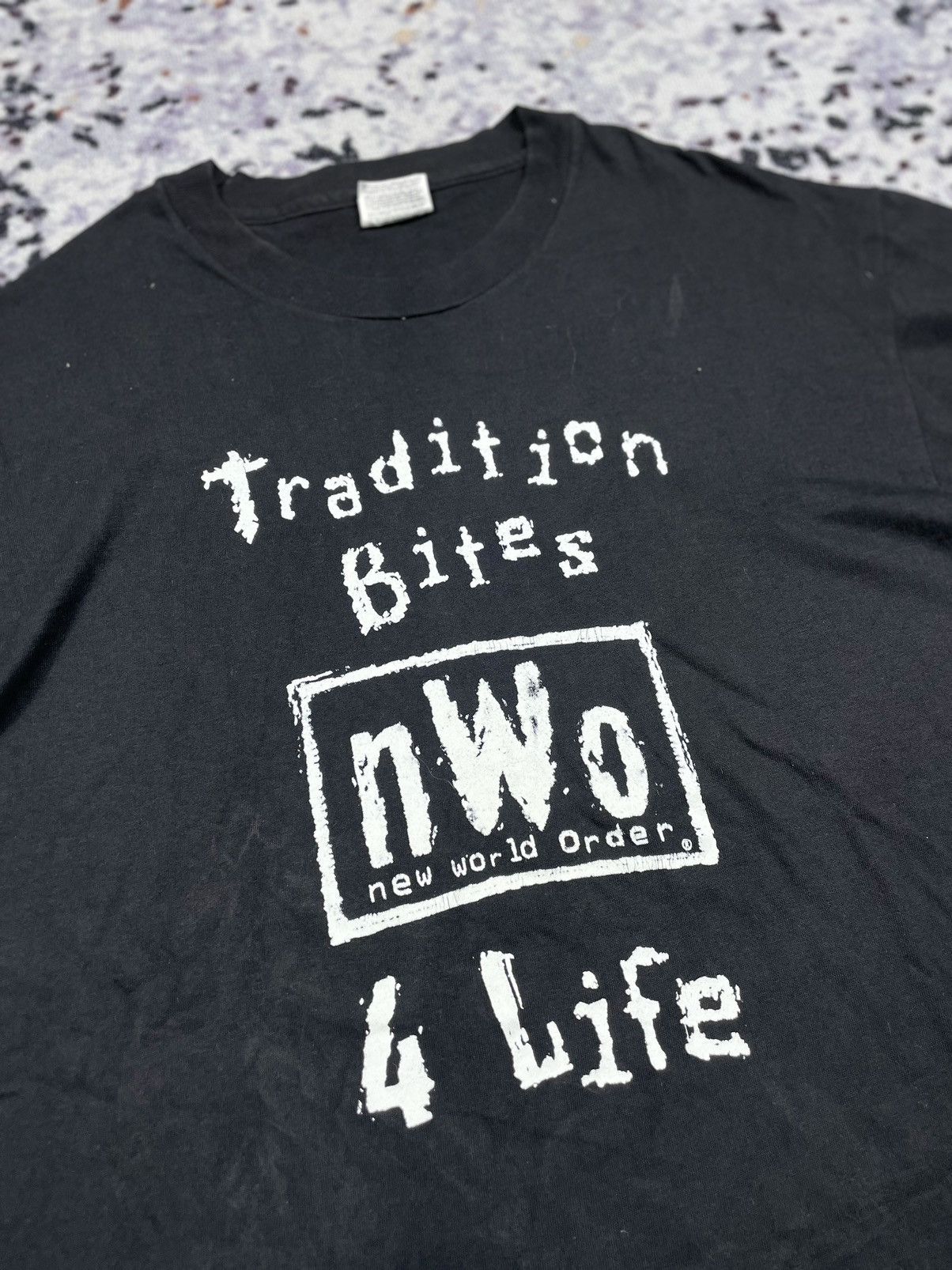 Vintage × WCW/nWo Vintage nWo New World Order 4 Life T-Shirt Size US L / EU 52-54 / 3 - 2 Thumbnail