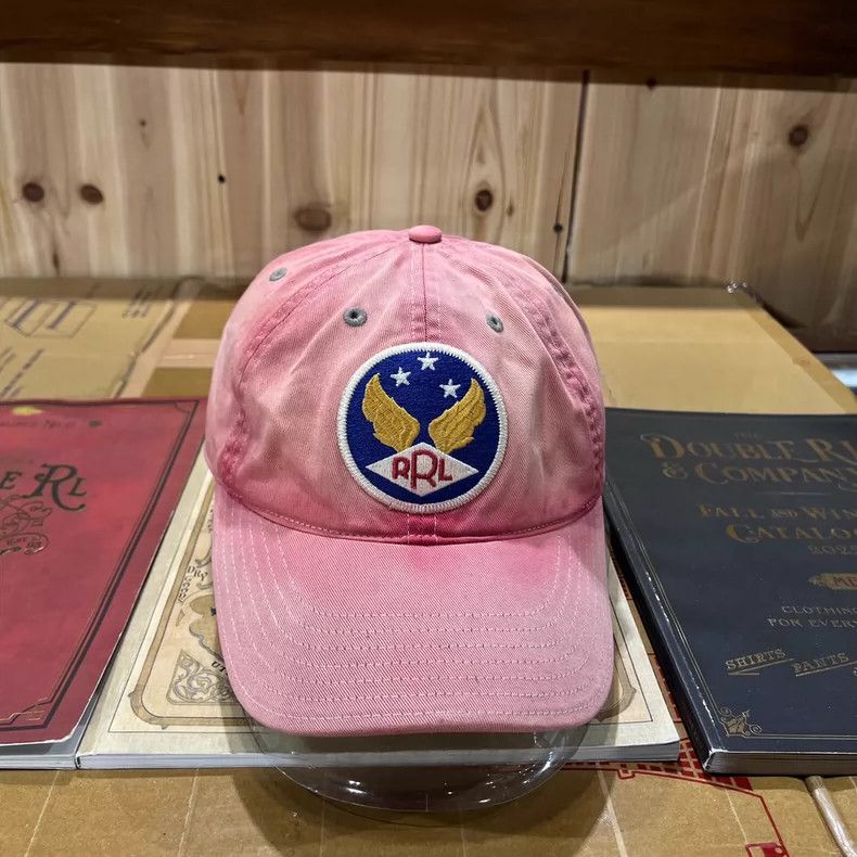 RRL Ralph Lauren RRL Distressed Pink Baseball Cap - dmc Size ONE SIZE - 1 Thumbnail
