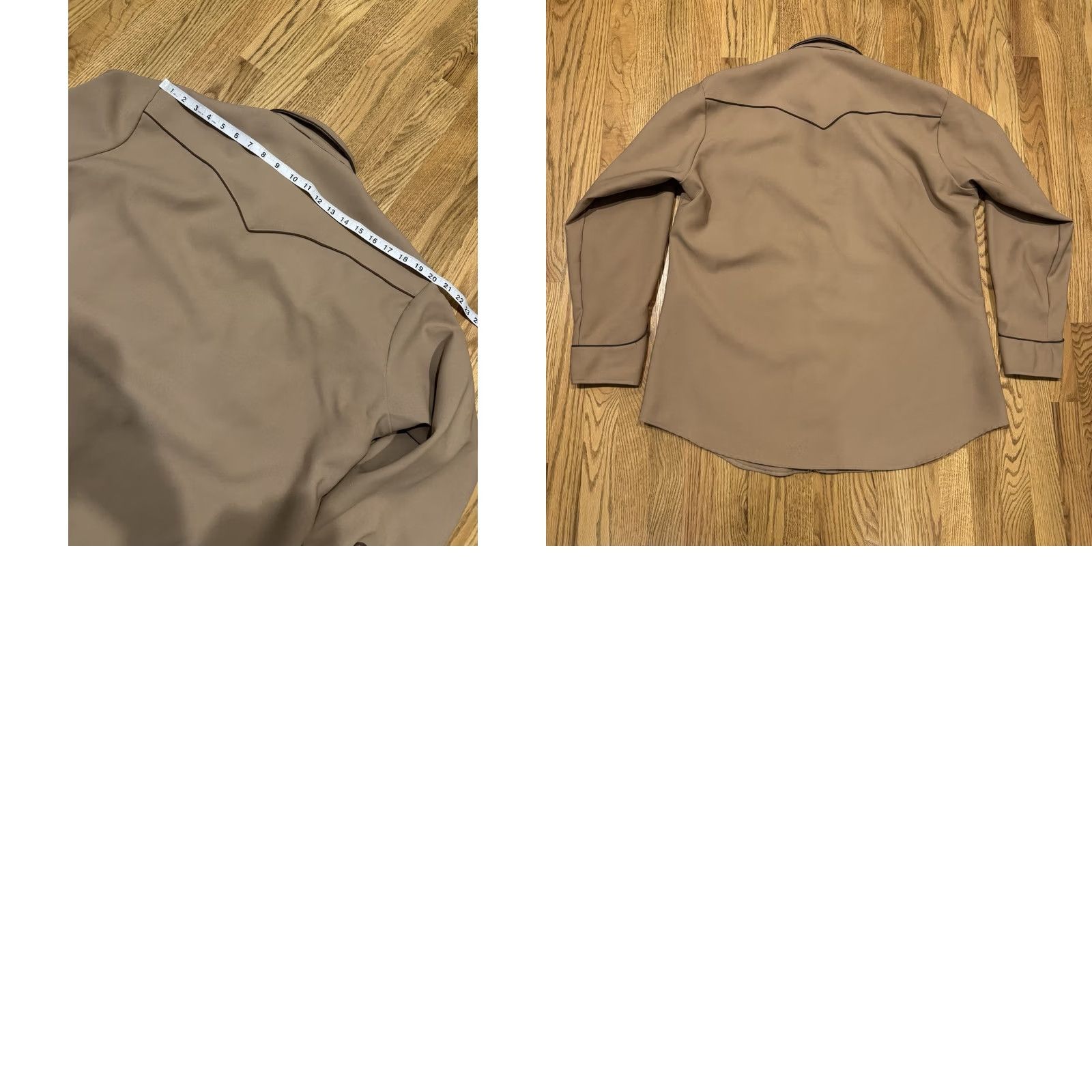 Vintage VINTAGE Gold Collection by Karman Pearl Snap Western Shirt XL Beige Eagle Cowboys Retro Vintage Men Button-Up Long Sleeve Collared Snap 1980s/90s? Size US XL / EU 56 / 4 - 8 Thumbnail