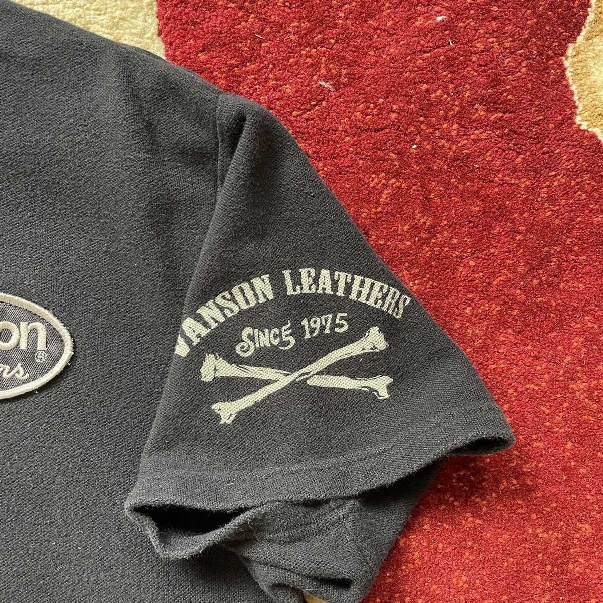 If Six Was Nine × Japanese Brand × Vanson Leathers Vanson Leathers Motorcycles Punk Embroided Polo Shirt Size US M / EU 48-50 / 2 - 6 Thumbnail
