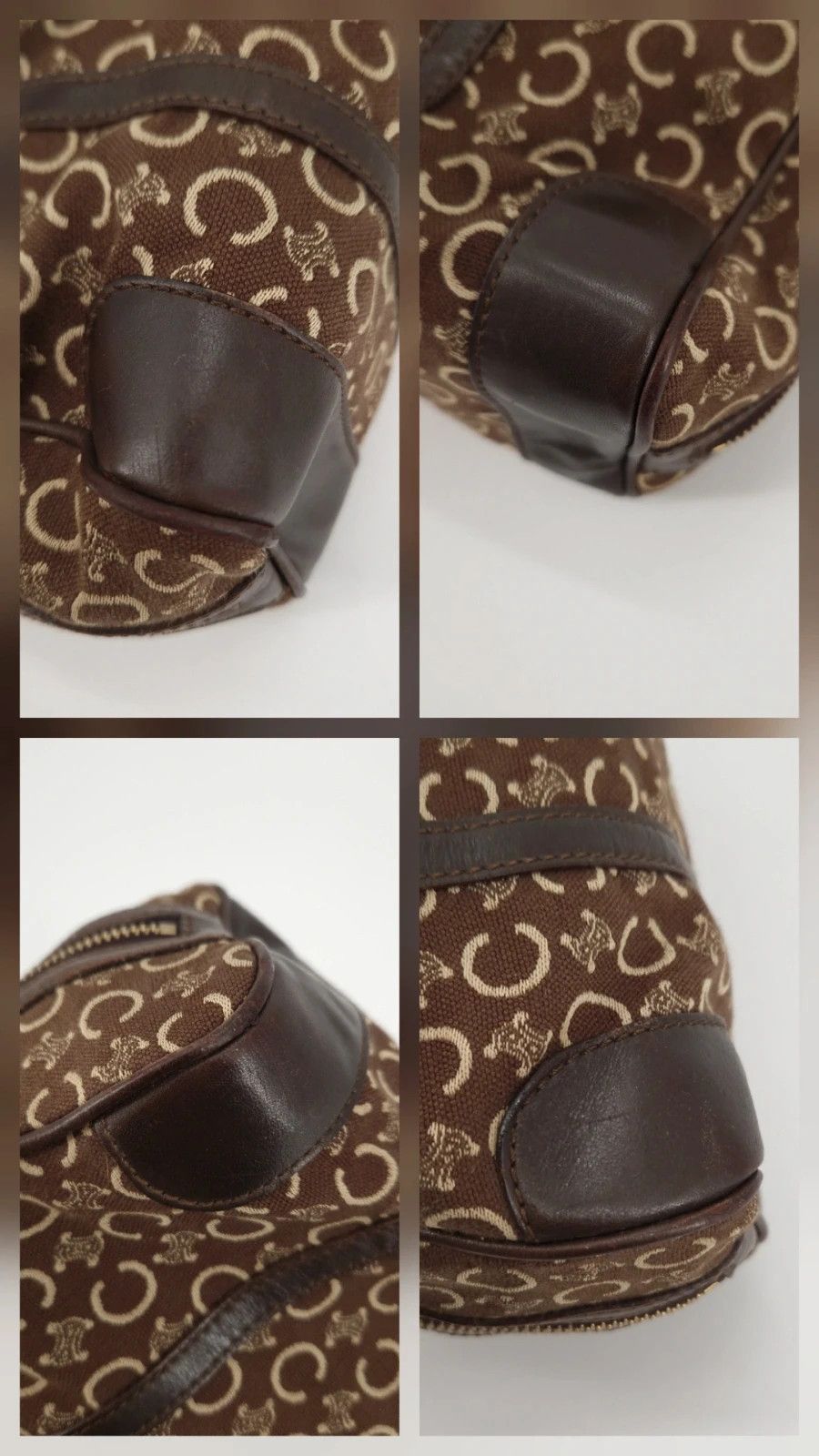 Celine Celine Monogram Canvas Leather Bag Size ONE SIZE - 8 Thumbnail
