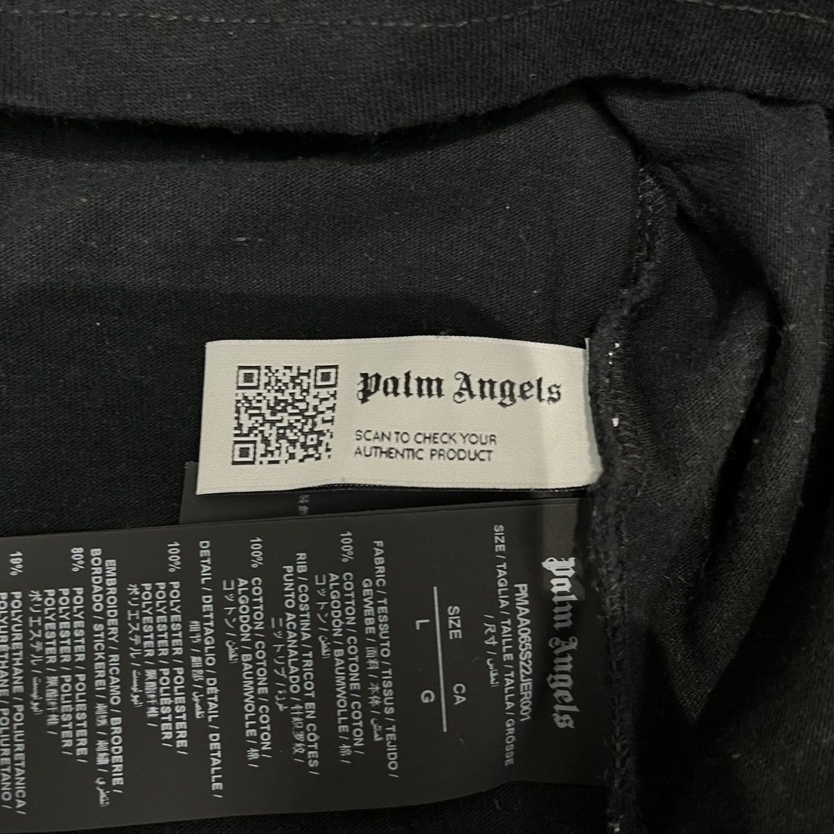Palm Angels Palm Angels Tee Black Size US L / EU 52-54 / 3 - 6 Thumbnail