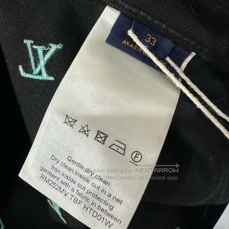 Louis Vuitton Louis Vuitton Monogram Embroidered Jeans. Size US 33 - 6 Thumbnail