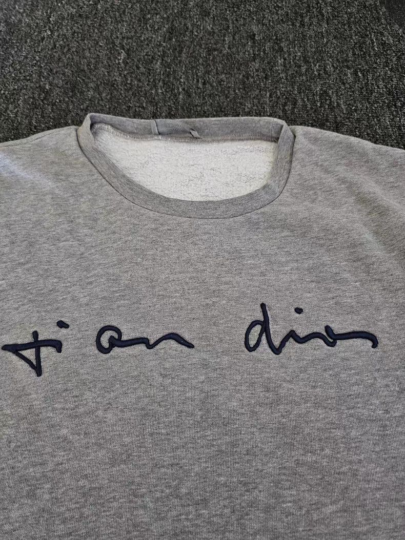 Dior Dior Grey Embroidered Hoodie Size US S / EU 44-46 / 1 - 6 Thumbnail