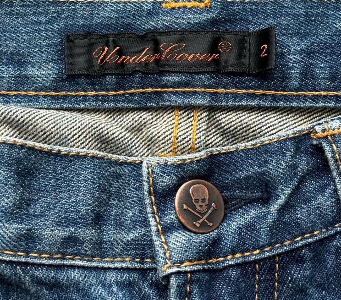 Undercover 05ss heart love jeans Size US 29 - 3 Thumbnail