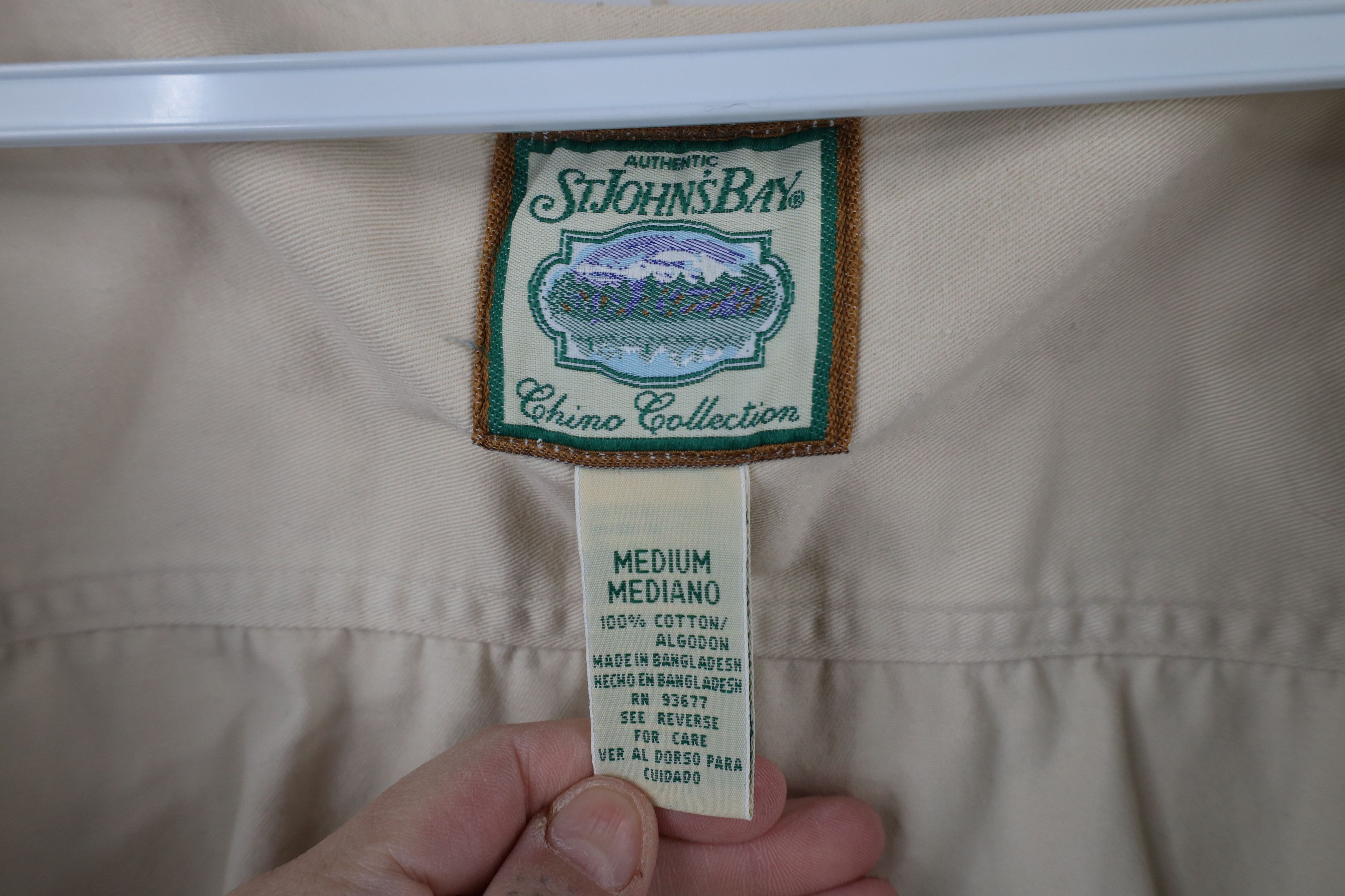 Vintage Vintage 90s Streetwear Chino Button Vest Jacket Beige Size M / US 6-8 / IT 42-44 - 7 Thumbnail