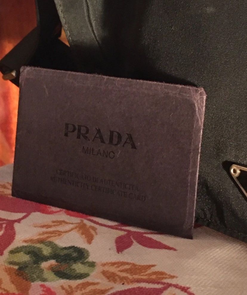 Prada Vintage Prada Nylon Messenger Bag - Black Size ONE SIZE - 9 Thumbnail