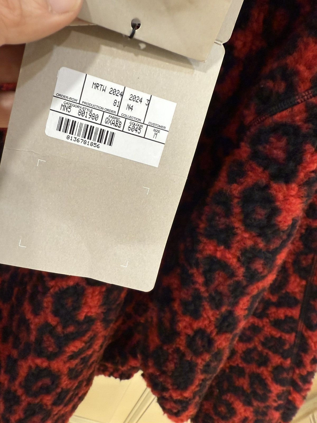 Alexander McQueen Leopard print fleece sweatshirt size M Size US M / EU 48-50 / 2 - 19 Thumbnail