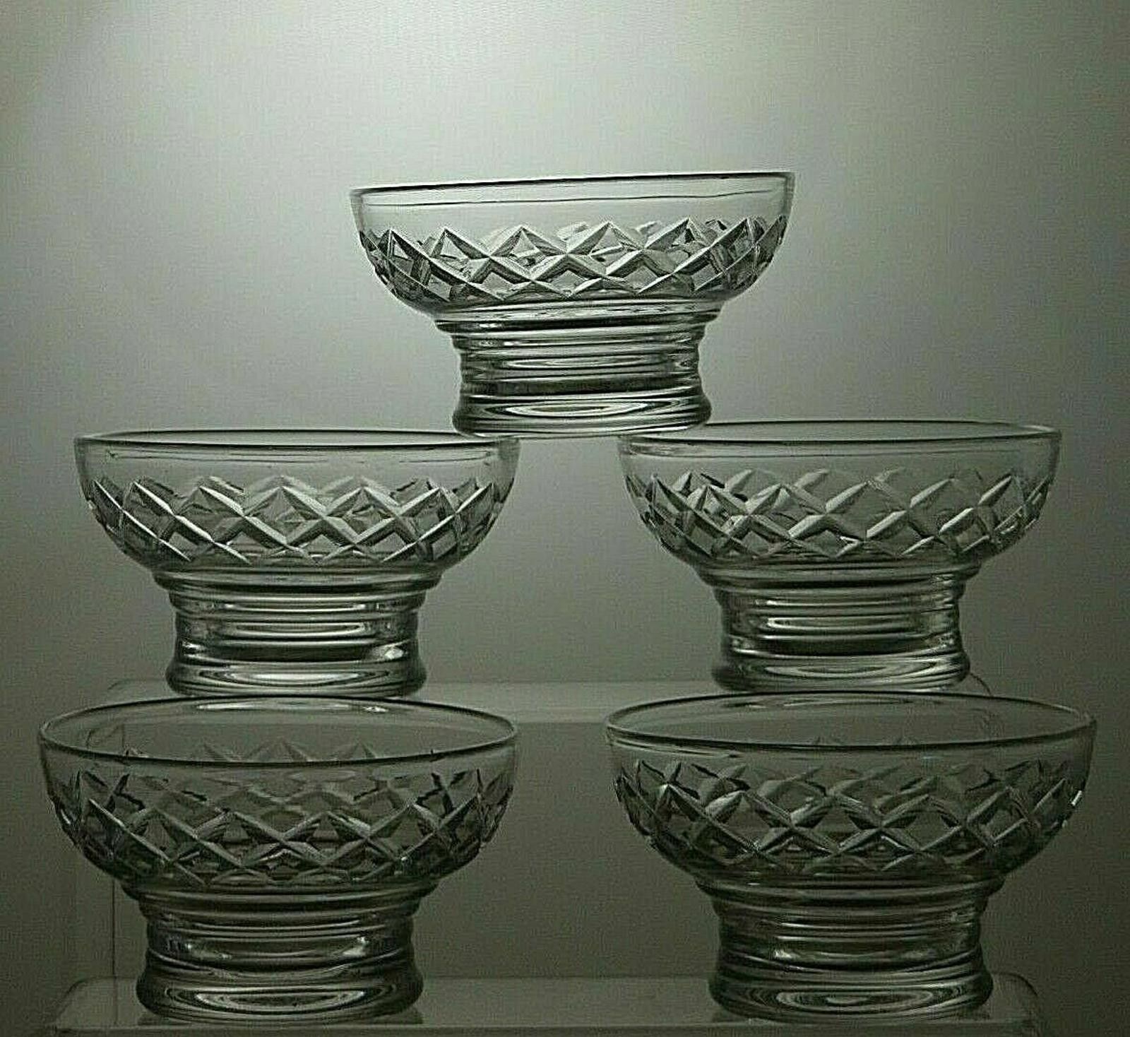 Starter Sturt Crystal Cut Glass Set Of 5 Finger Bowl 2 1/3" Size ONE SIZE - 3 Thumbnail