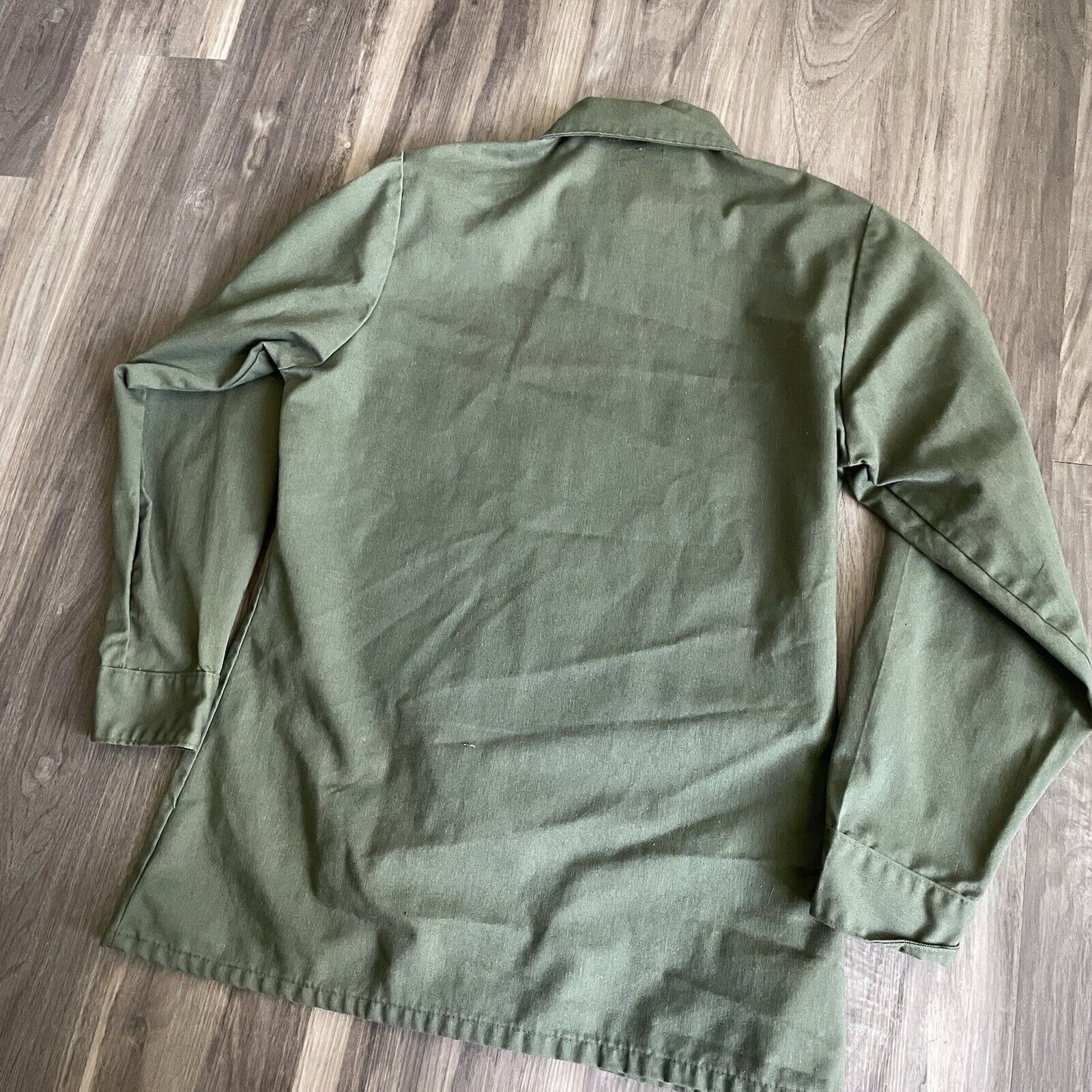 Vintage Vintage 1980s US Army Military OG-507 Utility Button Shirt M Size US M / EU 48-50 / 2 - 6 Thumbnail